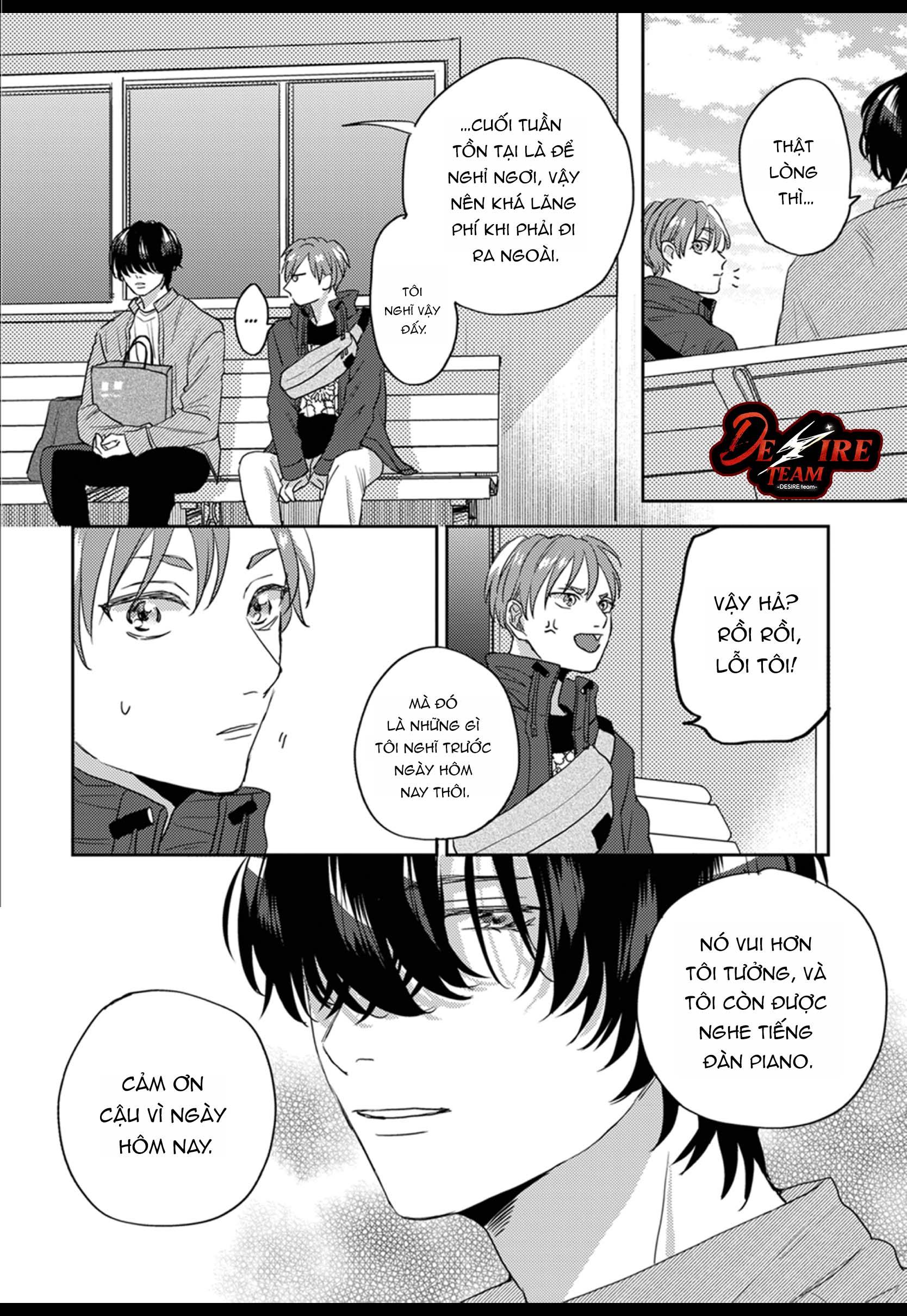 Âm thanh 100dB tràn đầy cảm xúc gửi đến cậu Chapter 2 - Trang 2