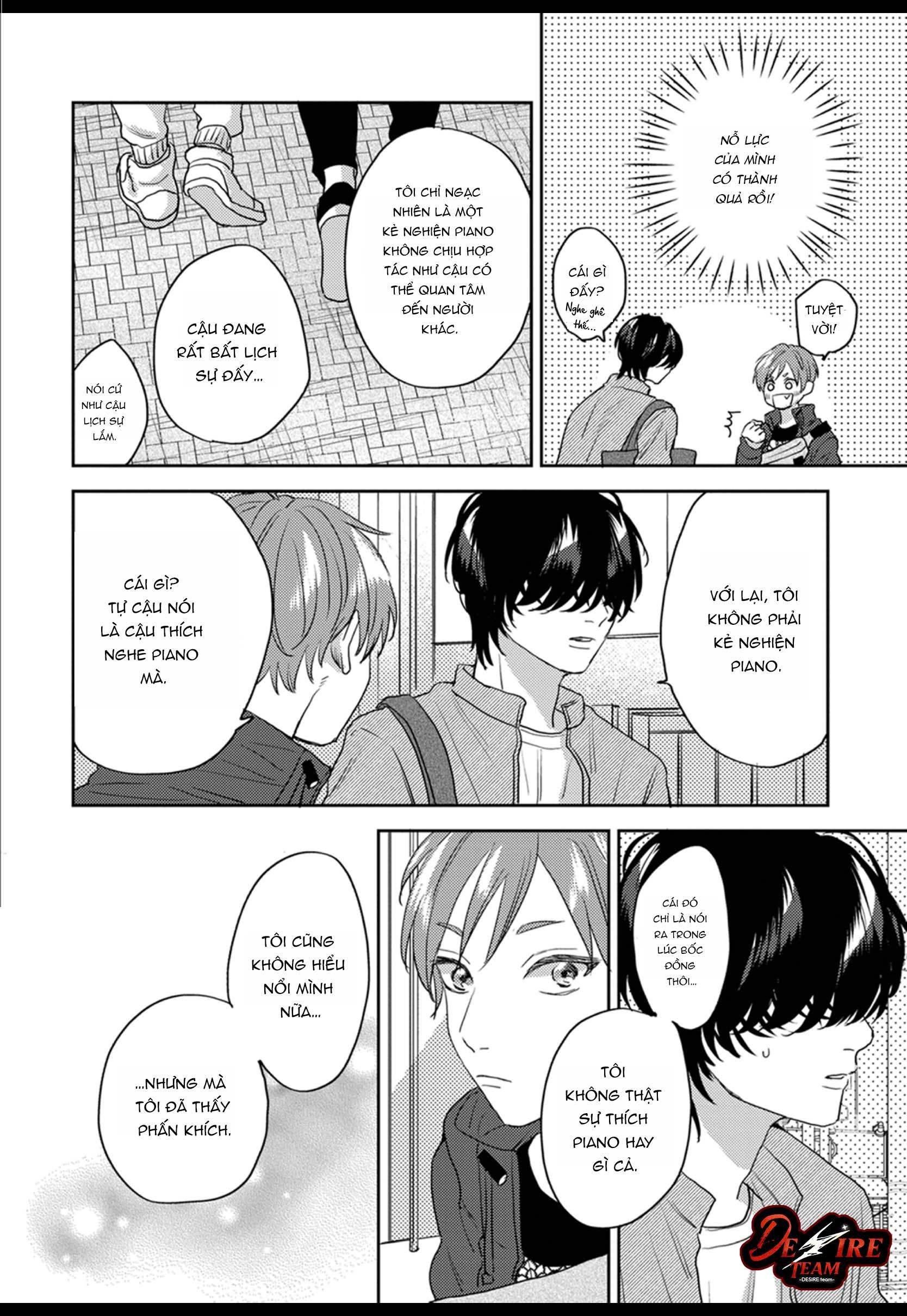 Âm thanh 100dB tràn đầy cảm xúc gửi đến cậu Chapter 2 - Trang 2