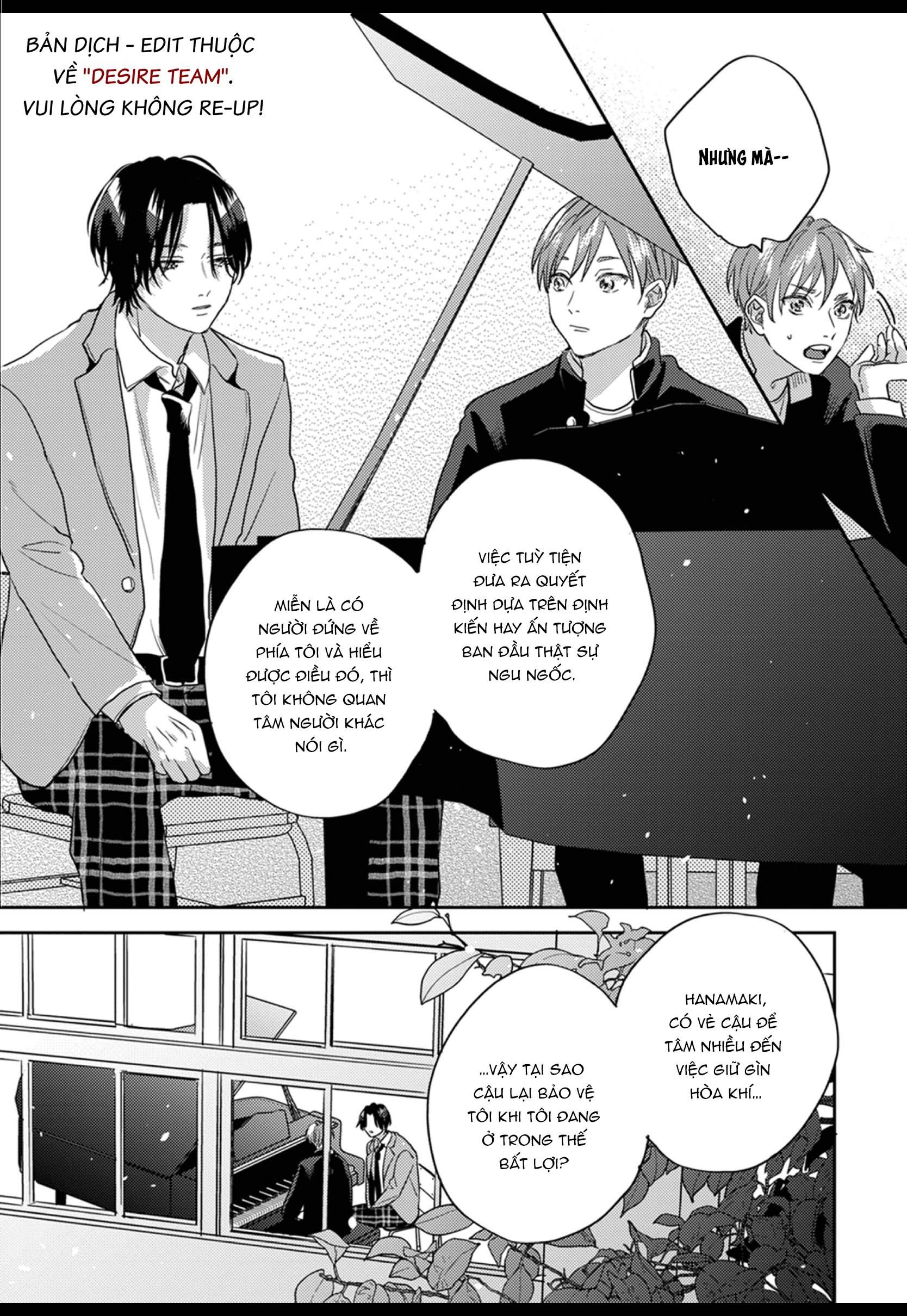 Âm thanh 100dB tràn đầy cảm xúc gửi đến cậu Chapter 2 - Trang 2