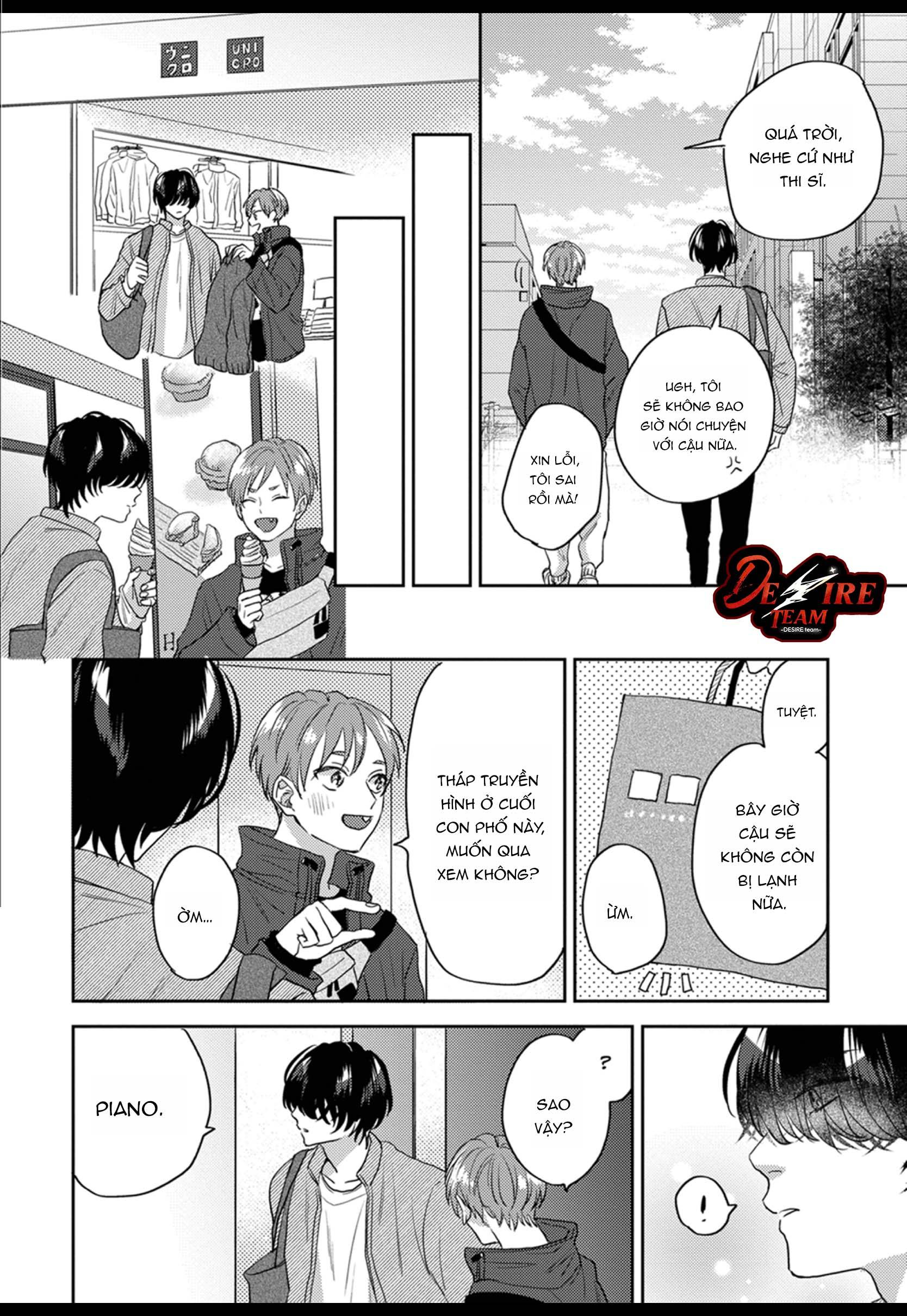 Âm thanh 100dB tràn đầy cảm xúc gửi đến cậu Chapter 2 - Trang 2