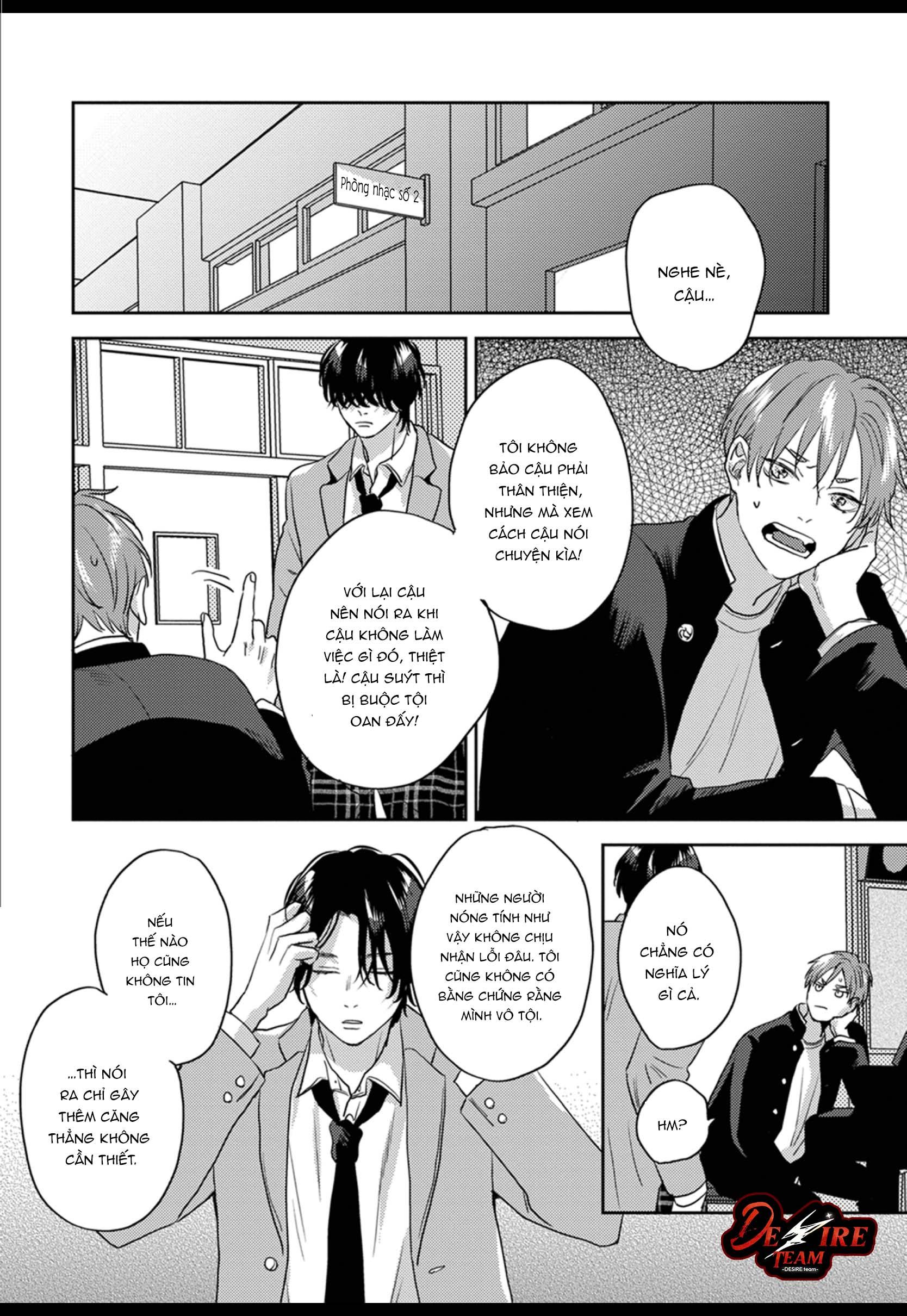 Âm thanh 100dB tràn đầy cảm xúc gửi đến cậu Chapter 2 - Trang 2