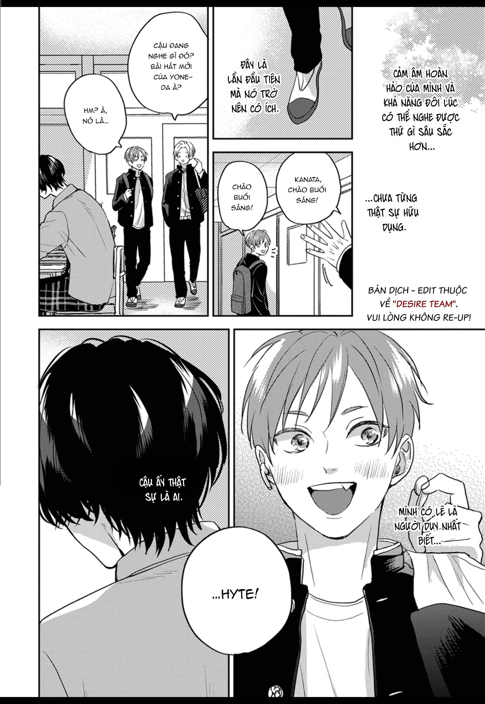 Âm thanh 100dB tràn đầy cảm xúc gửi đến cậu Chapter 2 - Trang 2