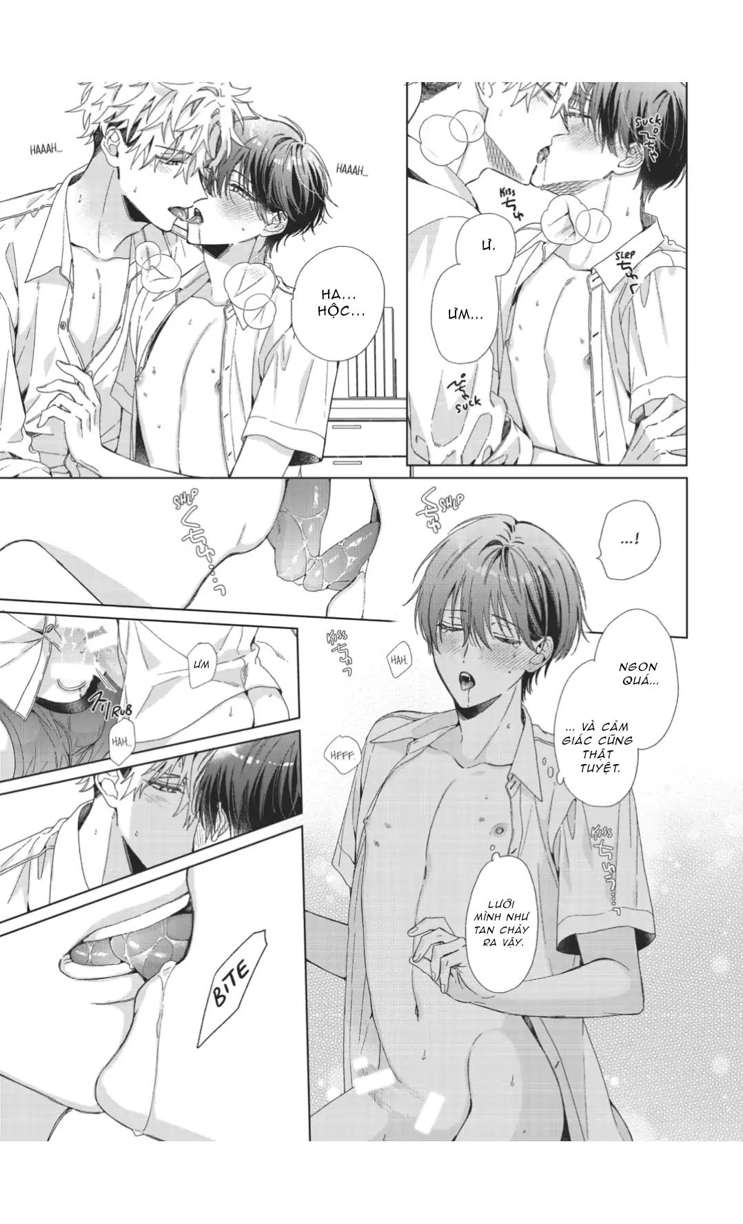 Nụ Hôn Vị Dâu Tây Chapter 7 H nhẹ nhàng tình củm - Trang 2