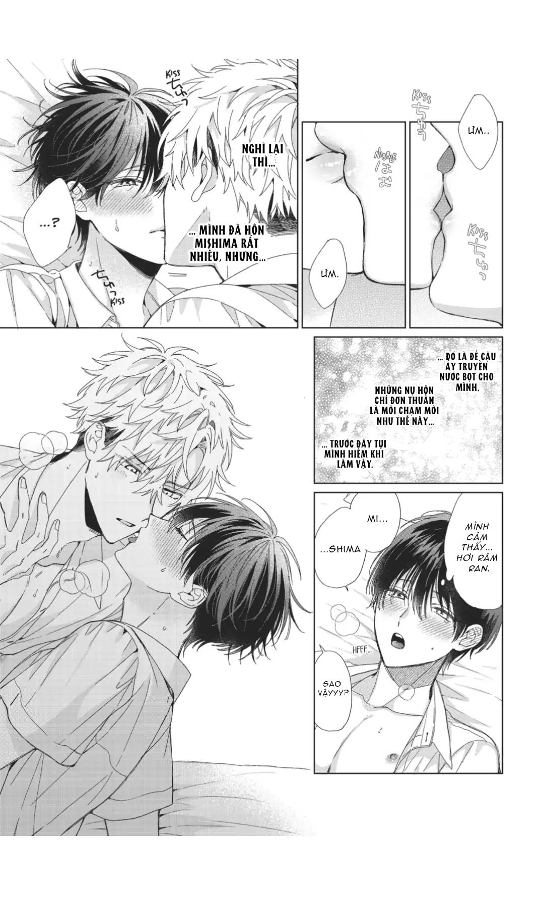 Nụ Hôn Vị Dâu Tây Chapter 7 H nhẹ nhàng tình củm - Trang 2