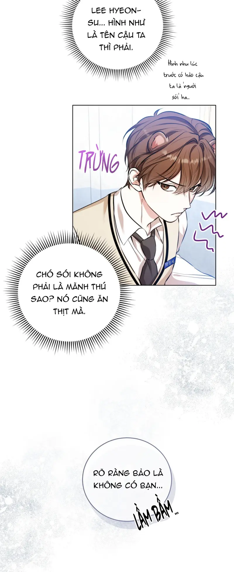 Cảnh báo: có thú dữ kìa Chapter 3 - Next Chapter 4