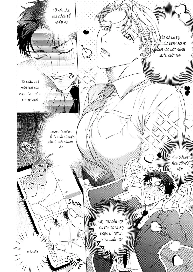 Đàn anh! Cho tôi vuốt ve bộ ngực đẩy đà của anh đi! Chapter 1 - Trang 2