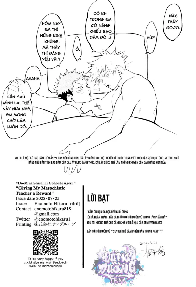 ONESHORT BÁI THIẾN Chapter 27 19+ - Next Chapter 28.1 19+