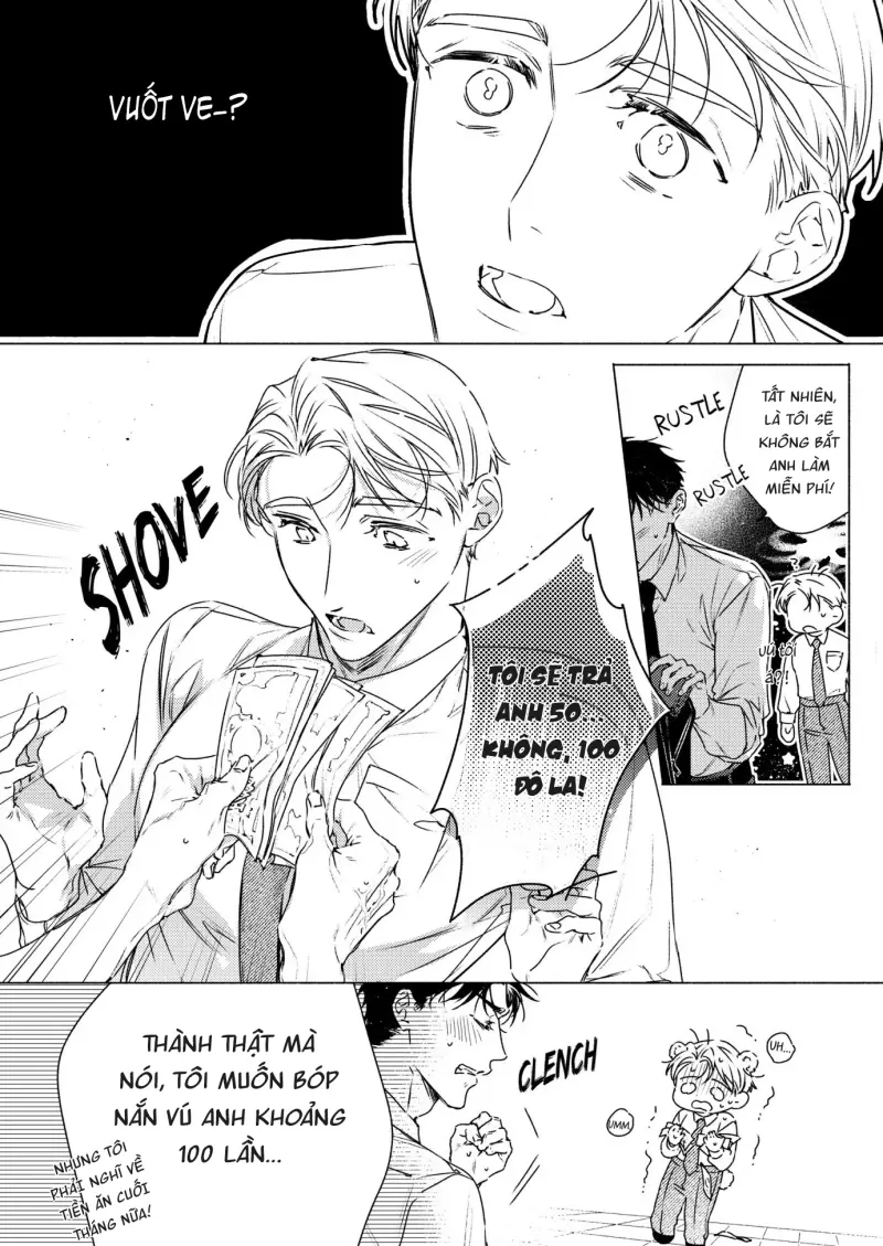 Đàn anh! Cho tôi vuốt ve bộ ngực đẩy đà của anh đi! Chapter 2 - Next 