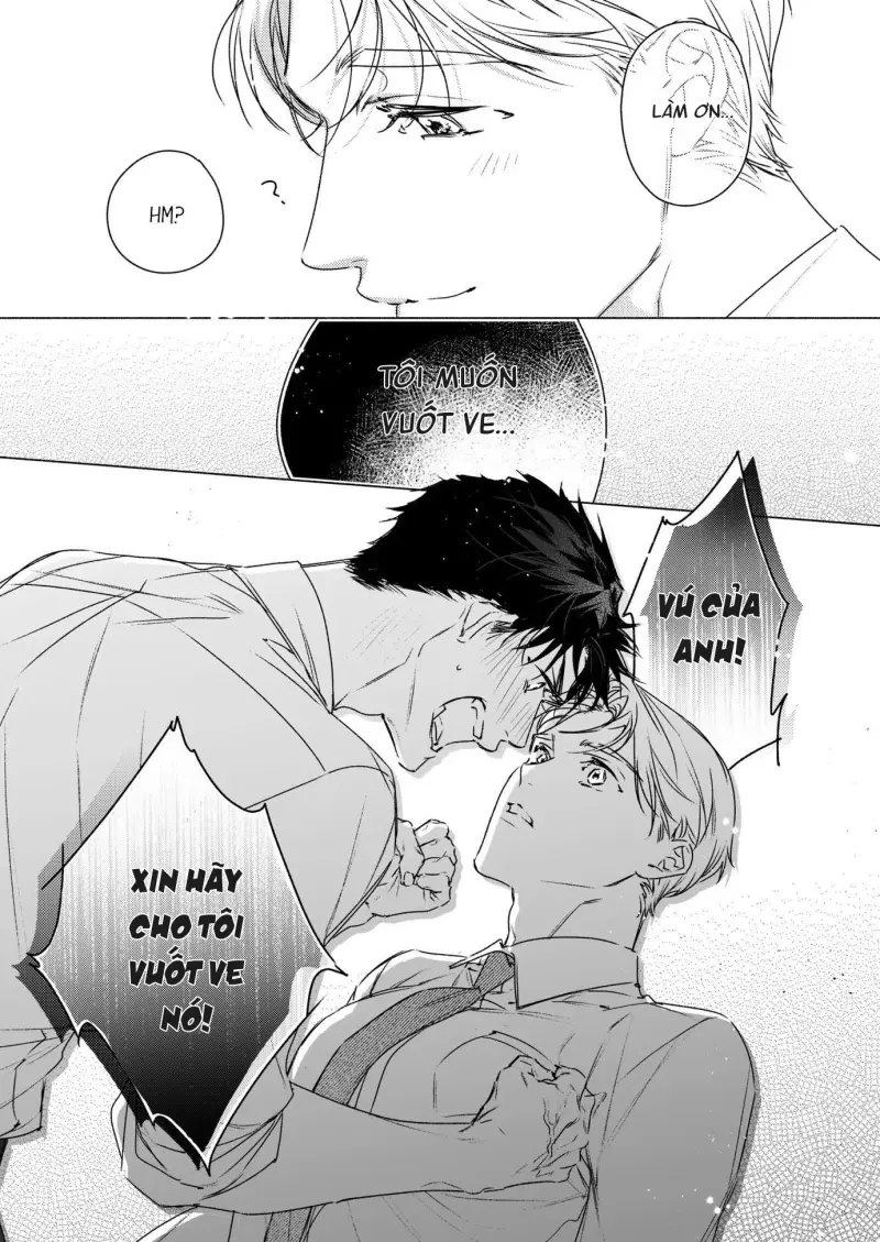 Đàn anh! Cho tôi vuốt ve bộ ngực đẩy đà của anh đi! Chapter 2 - Next 