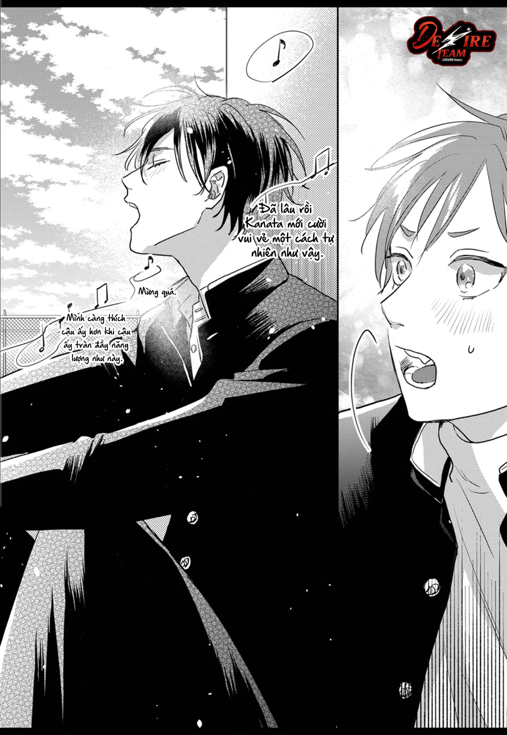 Âm thanh 100dB tràn đầy cảm xúc gửi đến cậu Chapter 3 - Trang 2