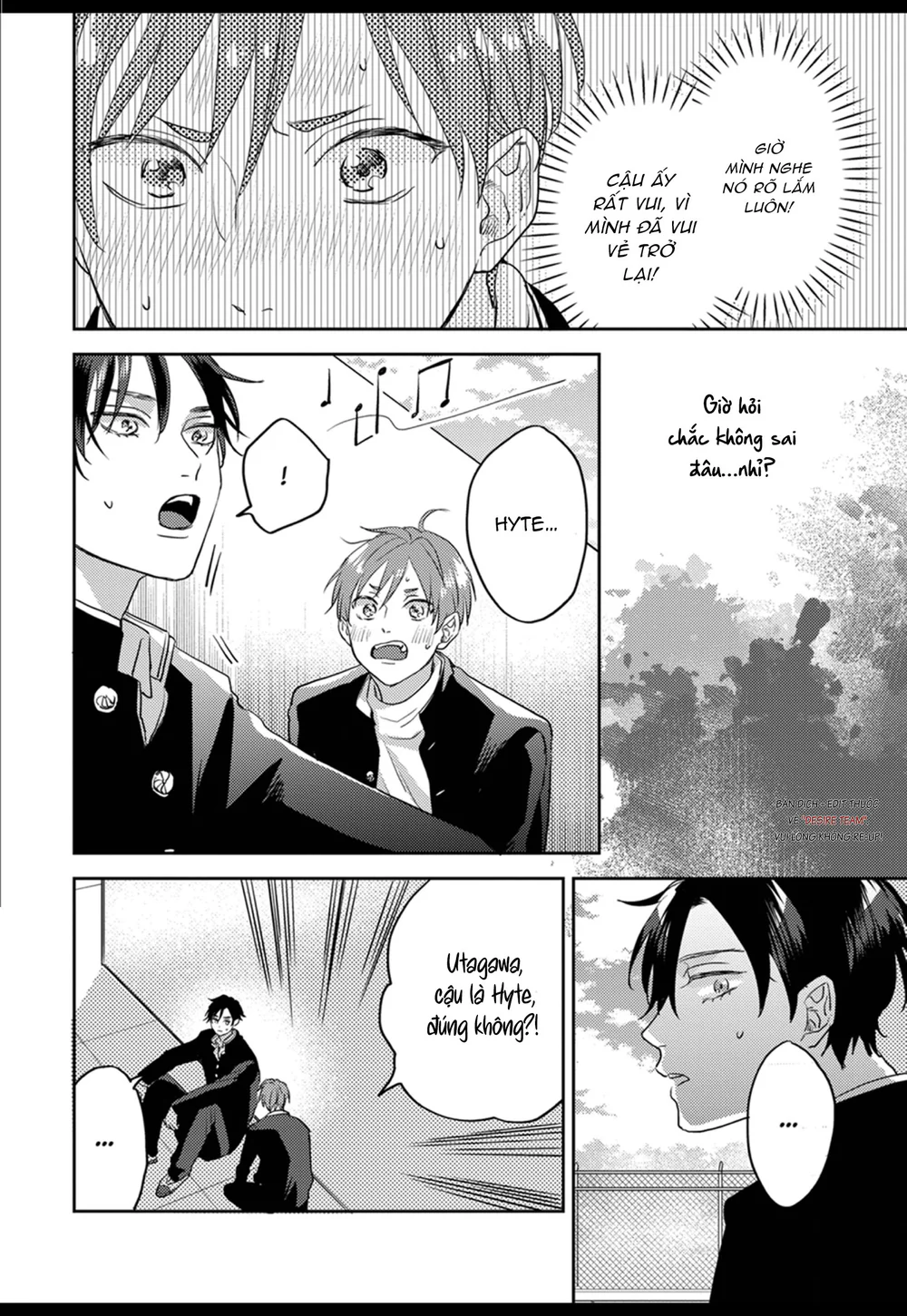 Âm thanh 100dB tràn đầy cảm xúc gửi đến cậu Chapter 3 - Trang 2