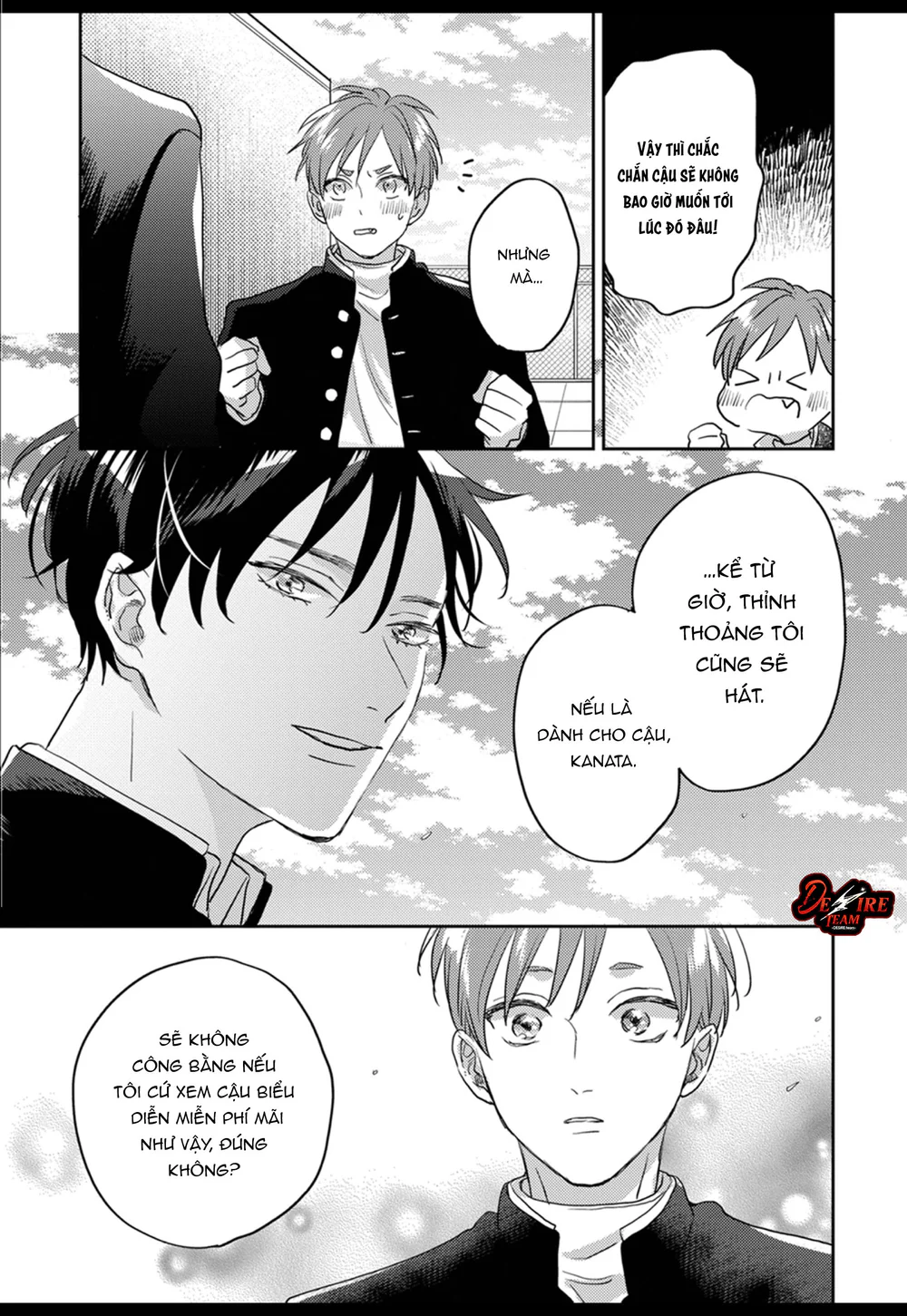 Âm thanh 100dB tràn đầy cảm xúc gửi đến cậu Chapter 3 - Trang 2