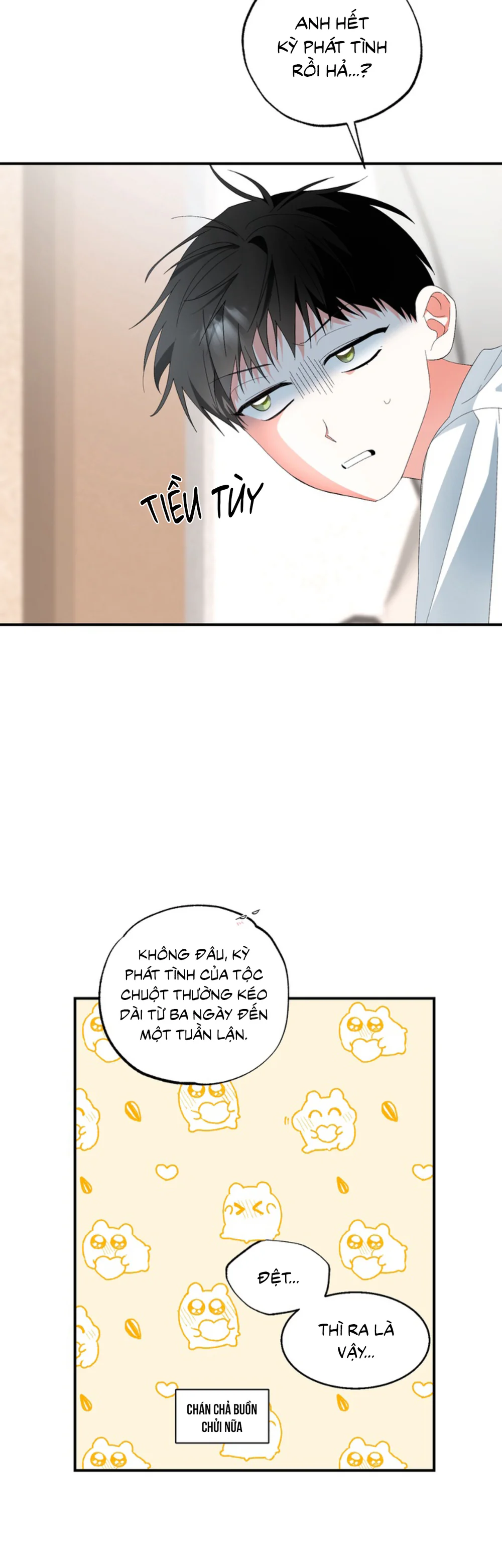 XIN HÃY YÊU THƯƠNG DÙ TÔI LÀ CHUỘT Chapter 13 - Trang 2