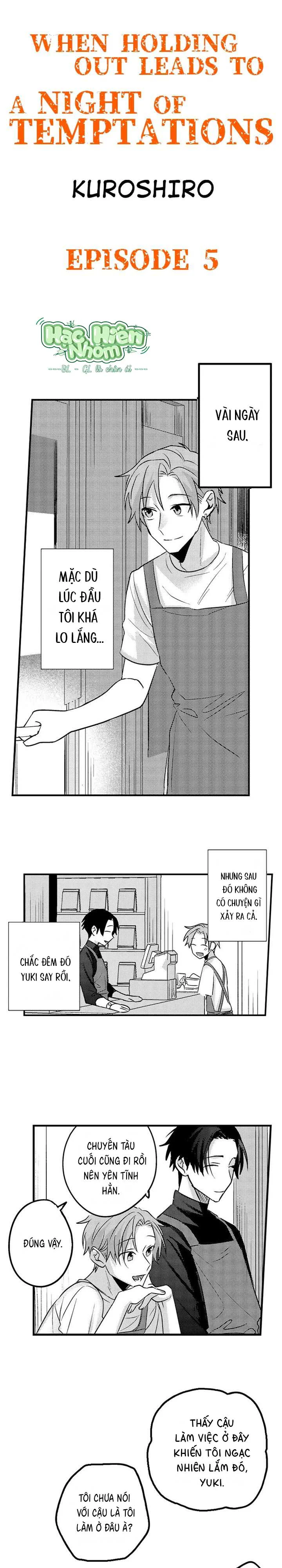 Kiềm Chế – Khởi Đầu Cho Một Đêm Cám Dỗ Chapter 5 Hachiennhom - Next Chapter 6 Hachiennhom