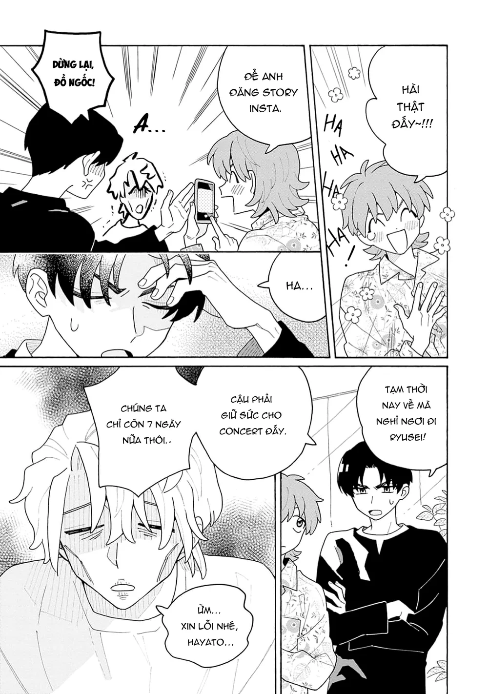 Chàng Idol Si Tình Ryuusei Quyết Không Bỏ Cuộc! Chapter 3 - Next Chapter 4