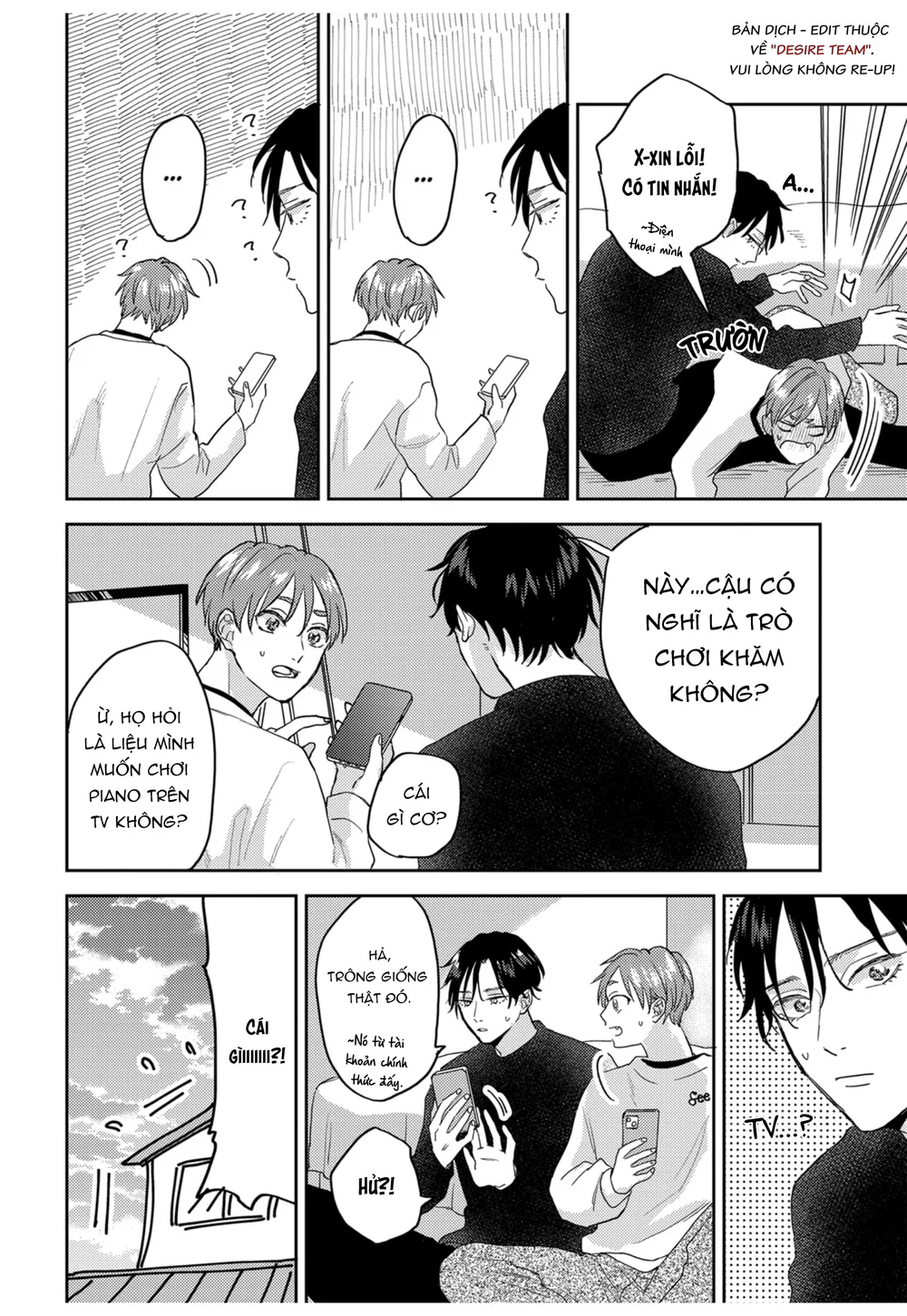 Âm thanh 100dB tràn đầy cảm xúc gửi đến cậu Chapter 6 - Next Chapter 7