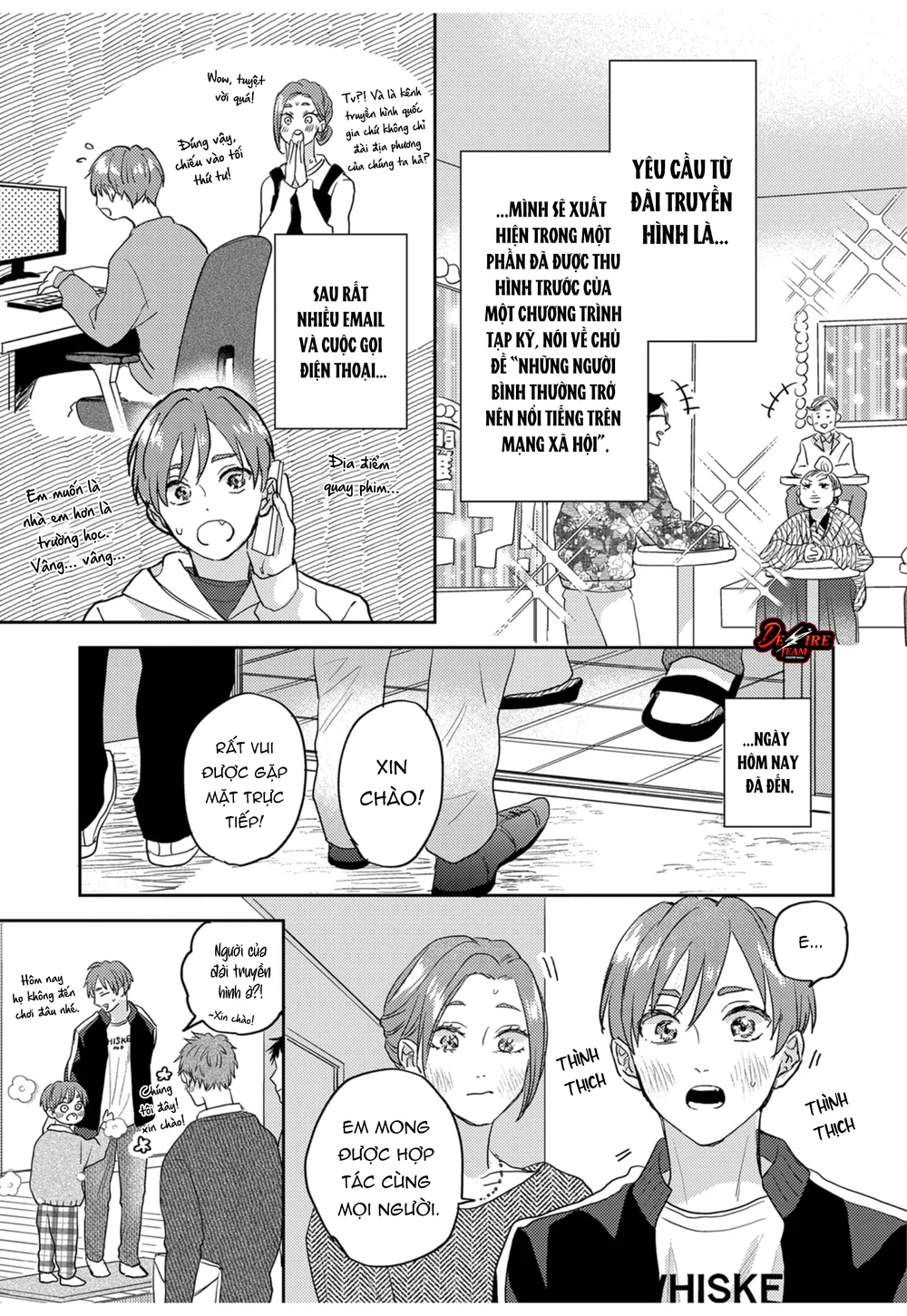 Âm thanh 100dB tràn đầy cảm xúc gửi đến cậu Chapter 6 - Next Chapter 7