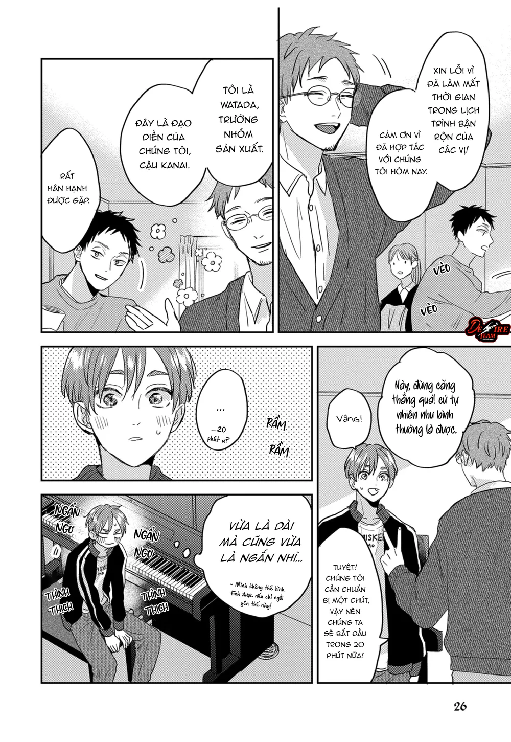 Âm thanh 100dB tràn đầy cảm xúc gửi đến cậu Chapter 6 - Next Chapter 7