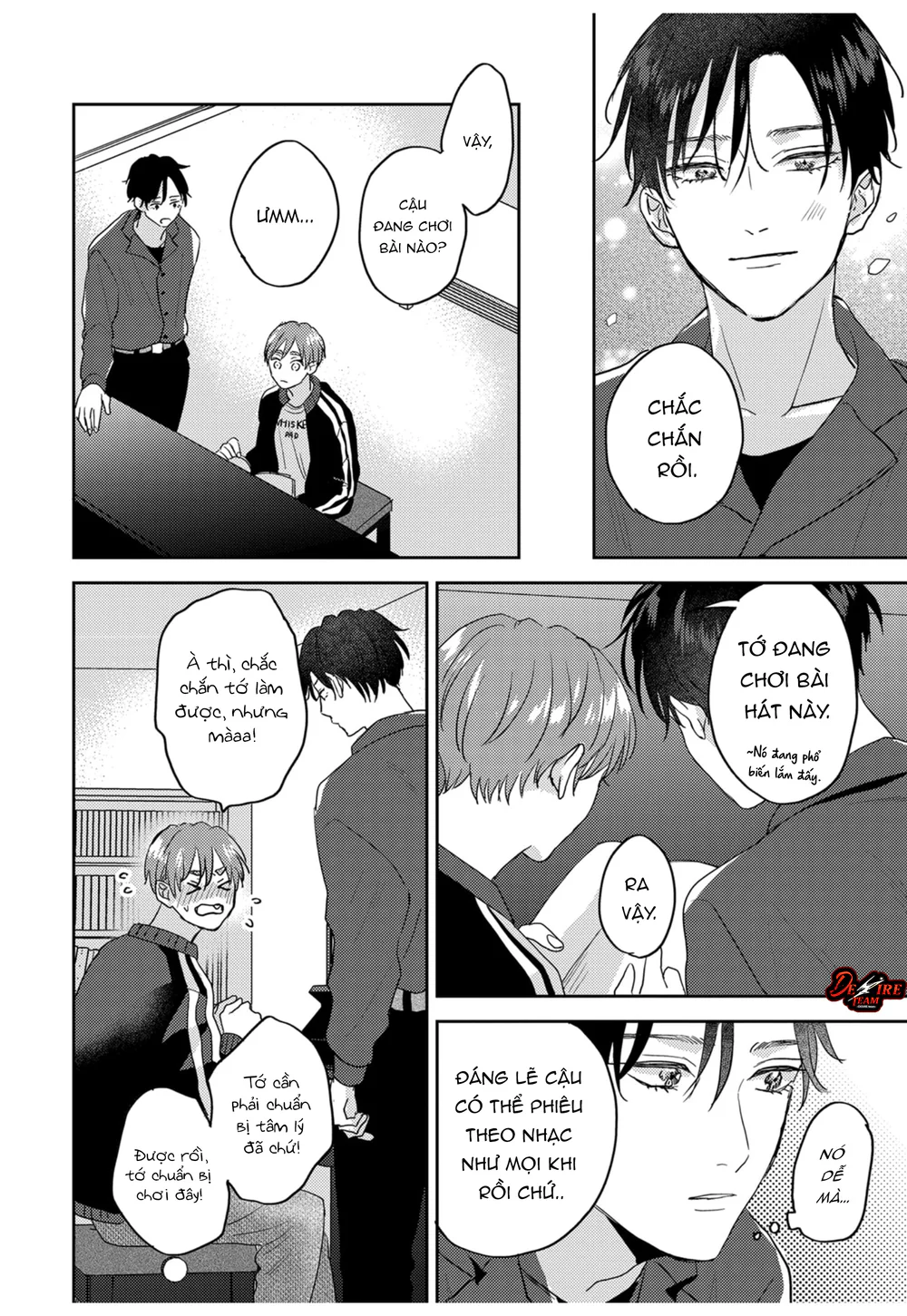 Âm thanh 100dB tràn đầy cảm xúc gửi đến cậu Chapter 6 - Next Chapter 7