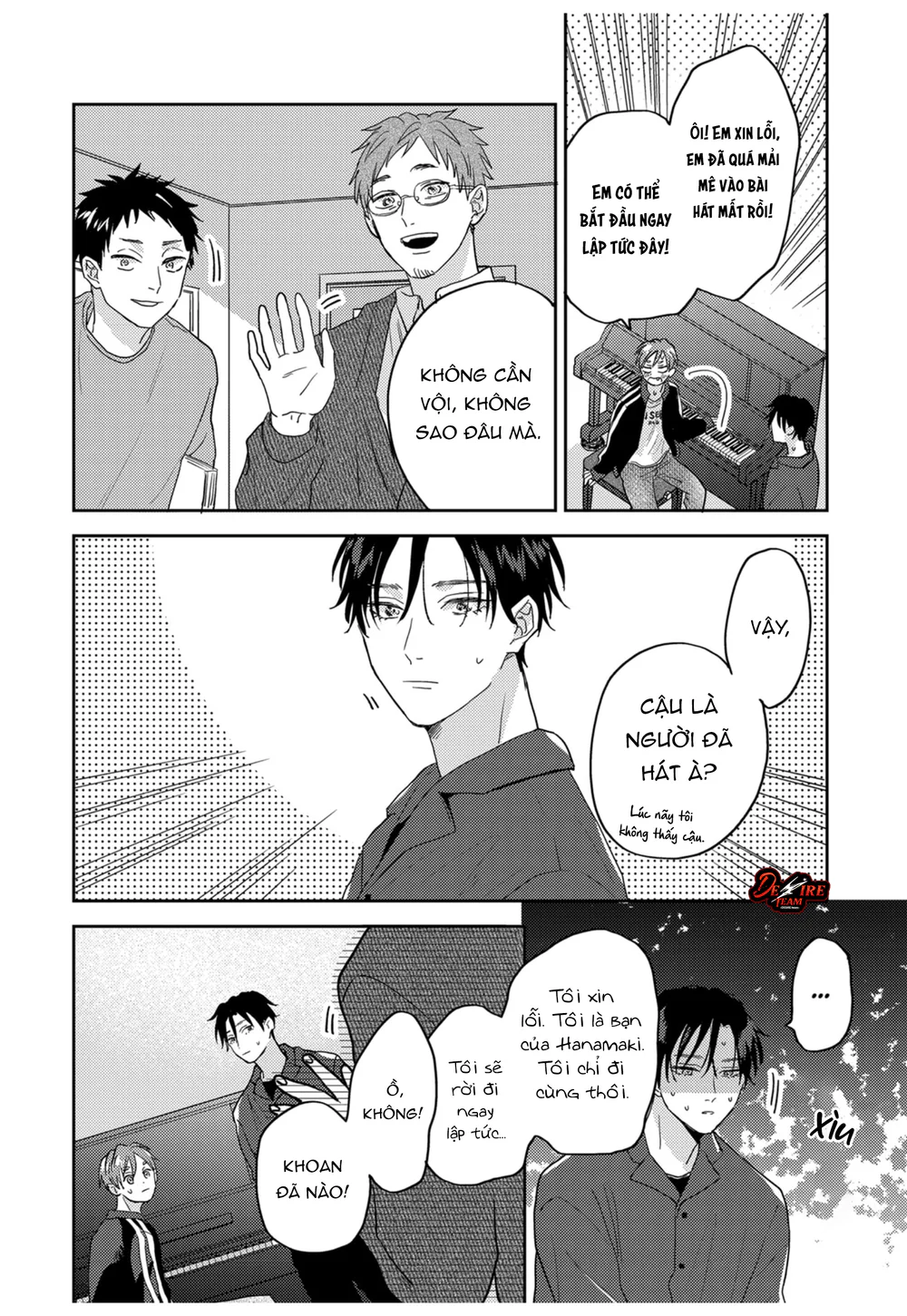 Âm thanh 100dB tràn đầy cảm xúc gửi đến cậu Chapter 6 - Next Chapter 7