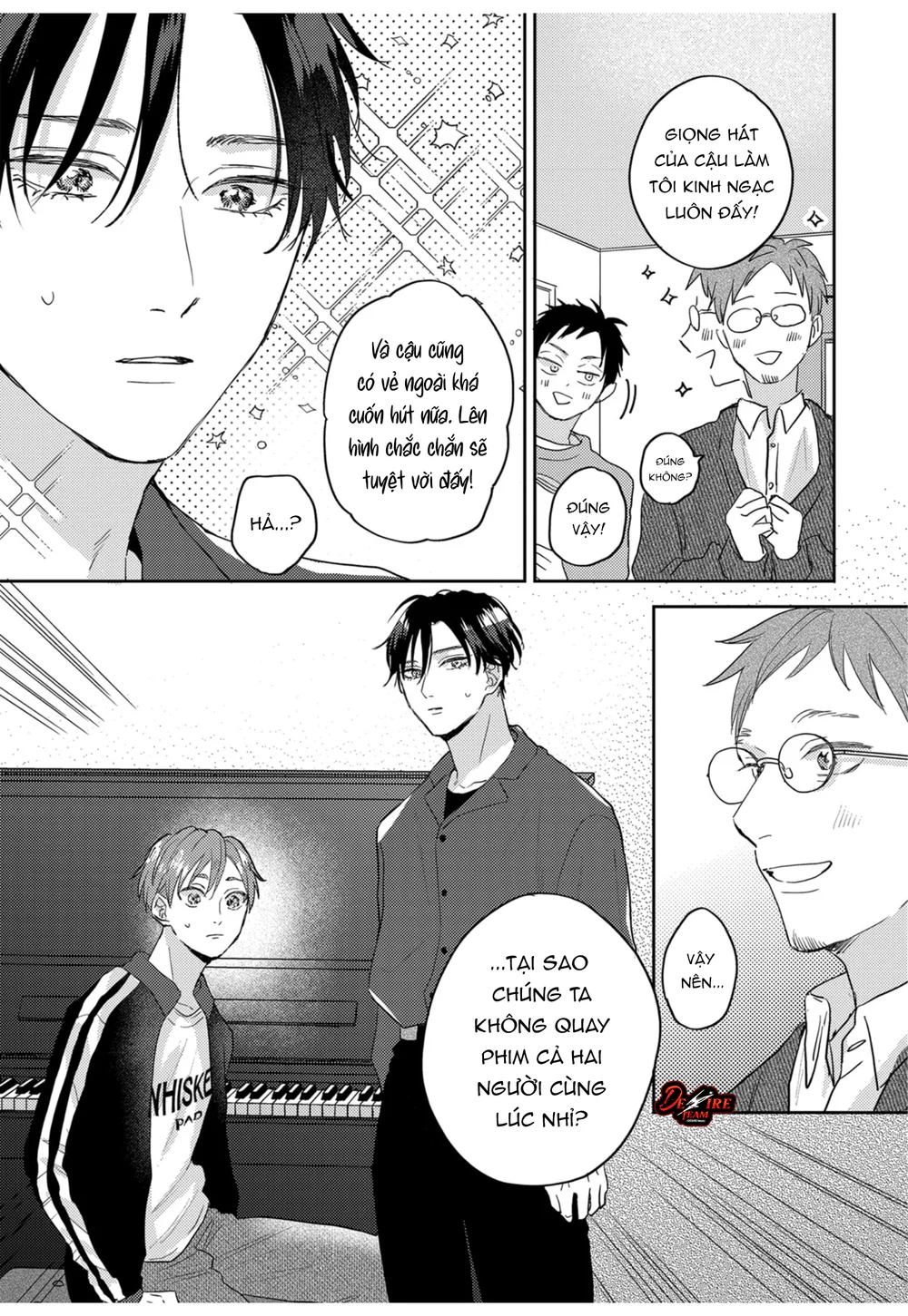 Âm thanh 100dB tràn đầy cảm xúc gửi đến cậu Chapter 6 - Next Chapter 7