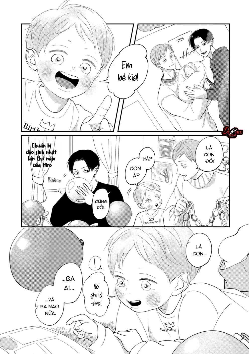 [END] Ba Lớn Ba Nhỏ Của Tôi Chapter 13 EXTRA - Next Chapter 14 BONUS