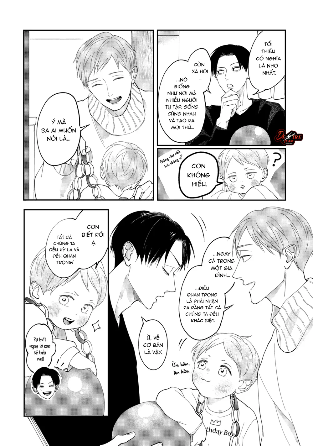 [END] Ba Lớn Ba Nhỏ Của Tôi Chapter 13 EXTRA - Next Chapter 14 BONUS