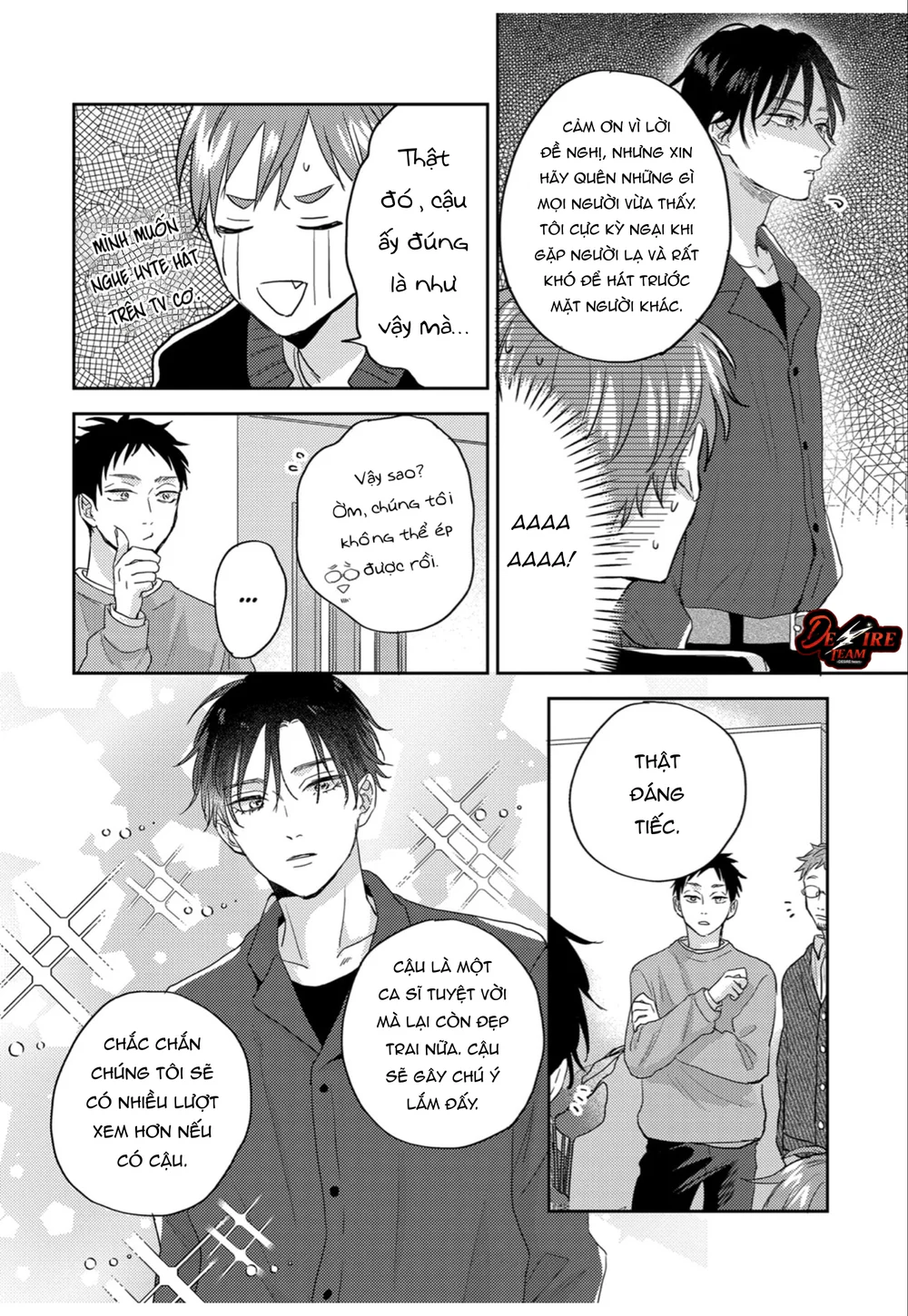 Âm thanh 100dB tràn đầy cảm xúc gửi đến cậu Chapter 7 - Next Chapter 8