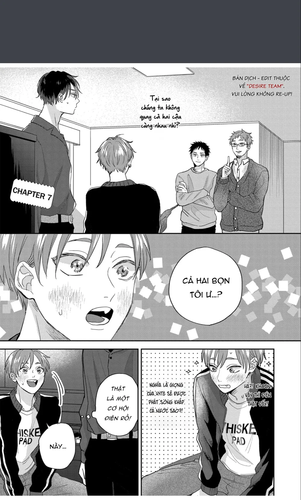 Âm thanh 100dB tràn đầy cảm xúc gửi đến cậu Chapter 7 - Next Chapter 8