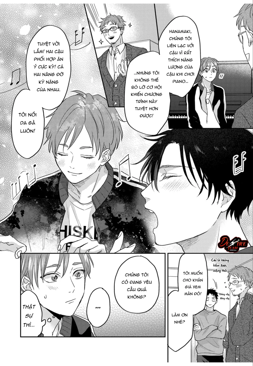 Âm thanh 100dB tràn đầy cảm xúc gửi đến cậu Chapter 7 - Next Chapter 8