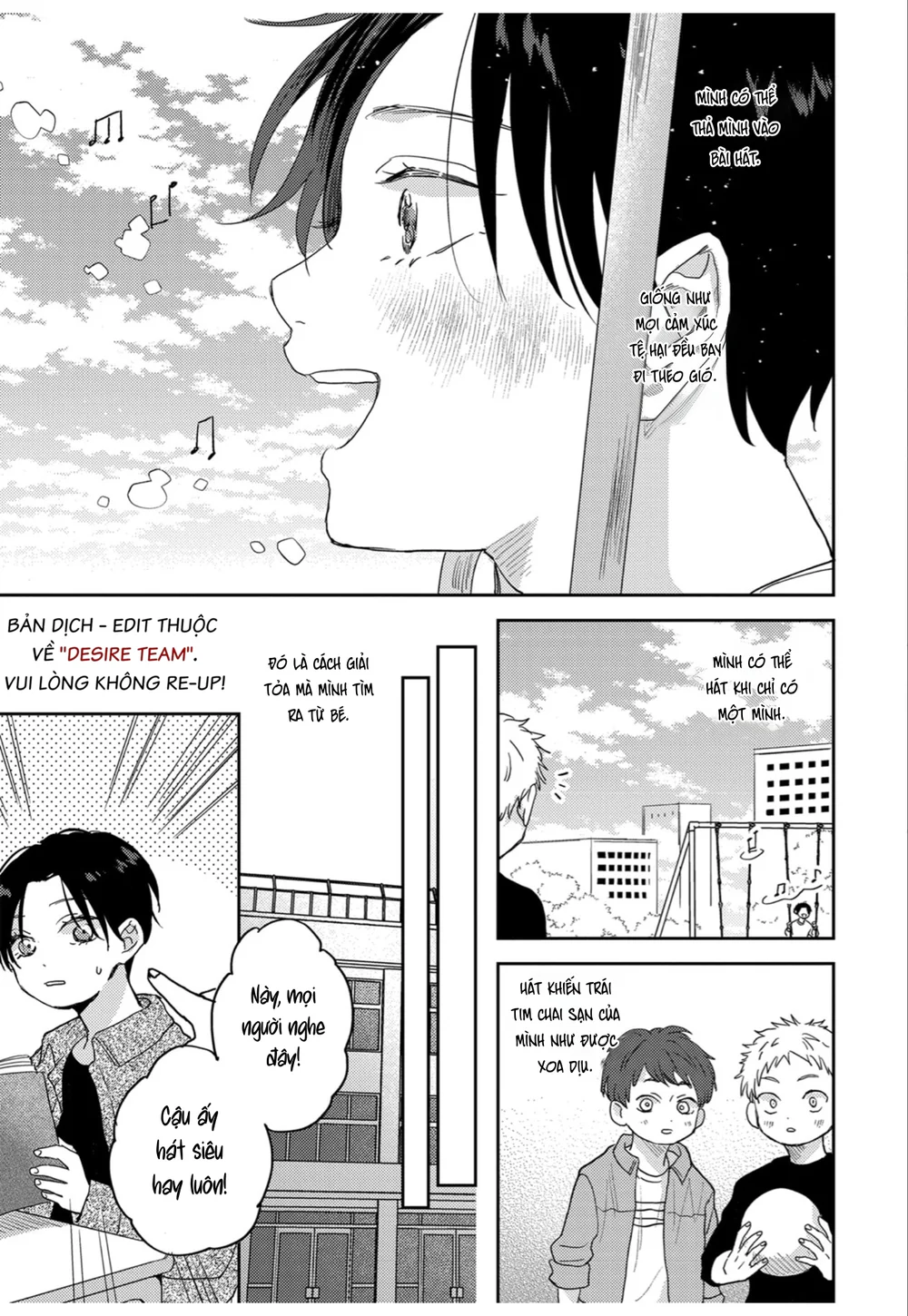 Âm thanh 100dB tràn đầy cảm xúc gửi đến cậu Chapter 7 - Next Chapter 8