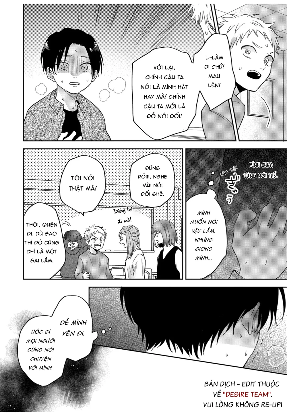 Âm thanh 100dB tràn đầy cảm xúc gửi đến cậu Chapter 7 - Next Chapter 8