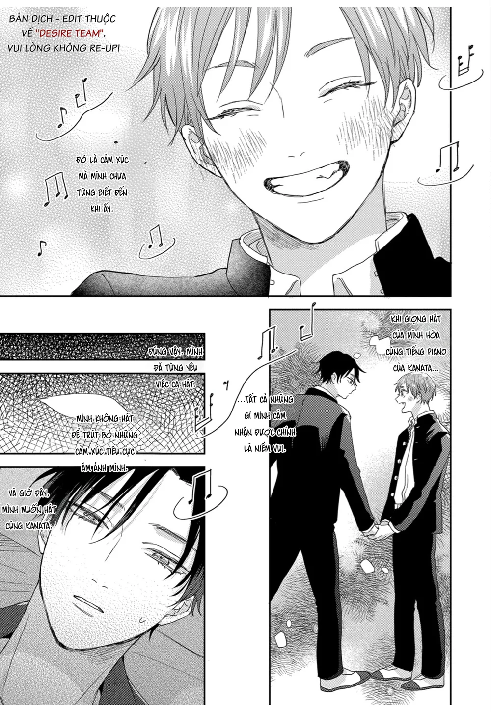 Âm thanh 100dB tràn đầy cảm xúc gửi đến cậu Chapter 7 - Next Chapter 8