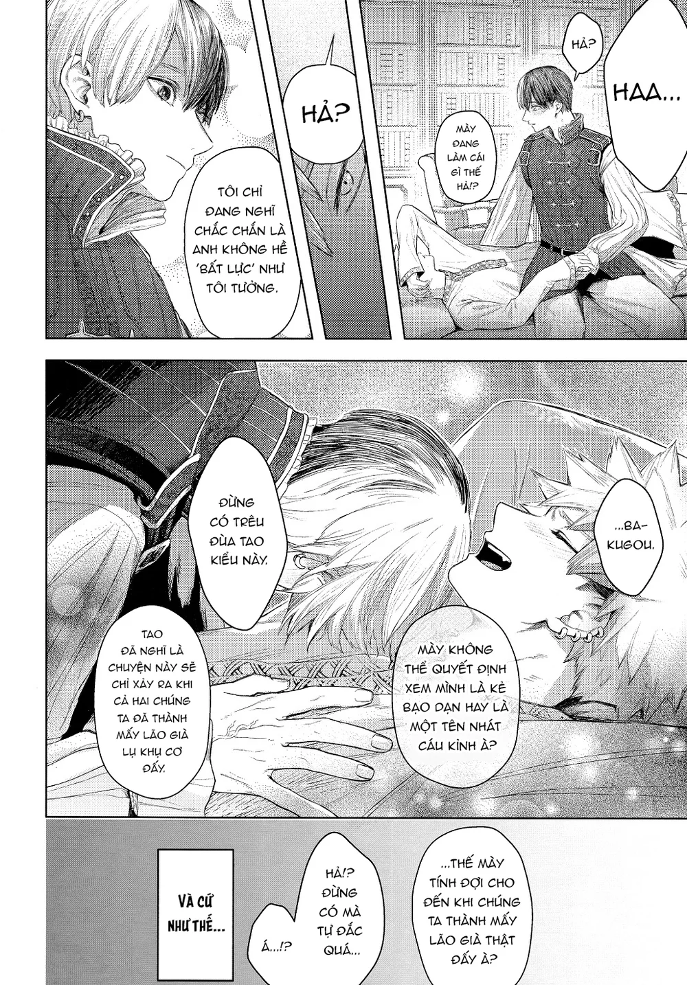 Cho Em Order 50k Couple Lộn Xộn Chapter 21.5 Shoto - Bakugo - Next Chapter 22 Grappler Baki