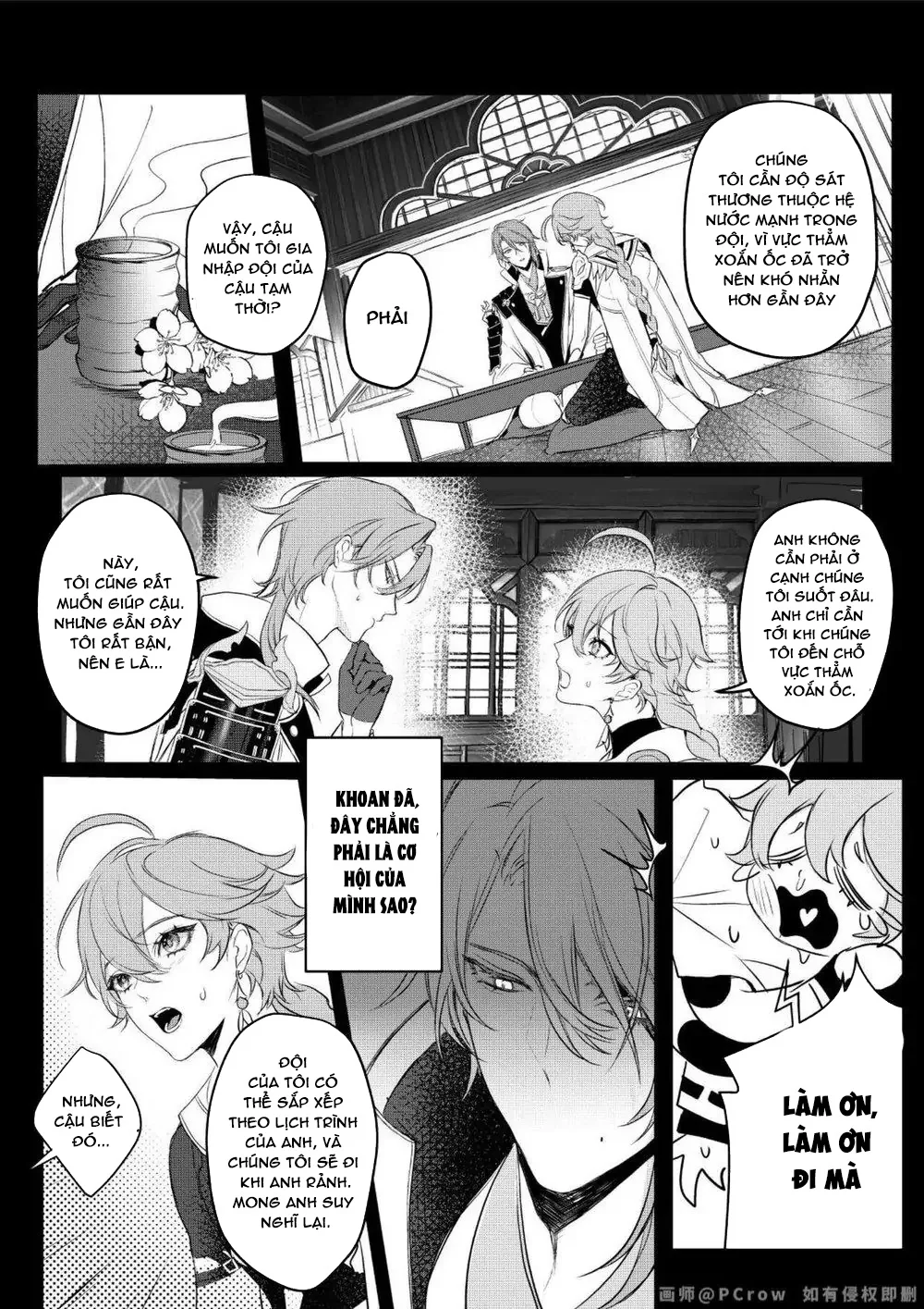 Cho Em Order 50k Couple Lộn Xộn Chapter 27 Aether-Zhongli - Next Chapter 28 Victor-Yuuri