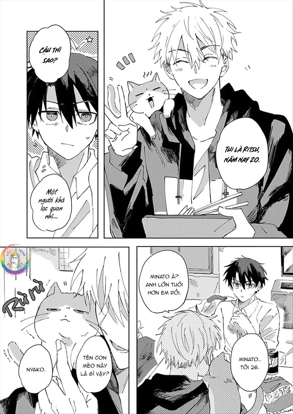 Nhặt Được Một Em Mèo Và Một Cậu Trai Chapter 1 - Next 