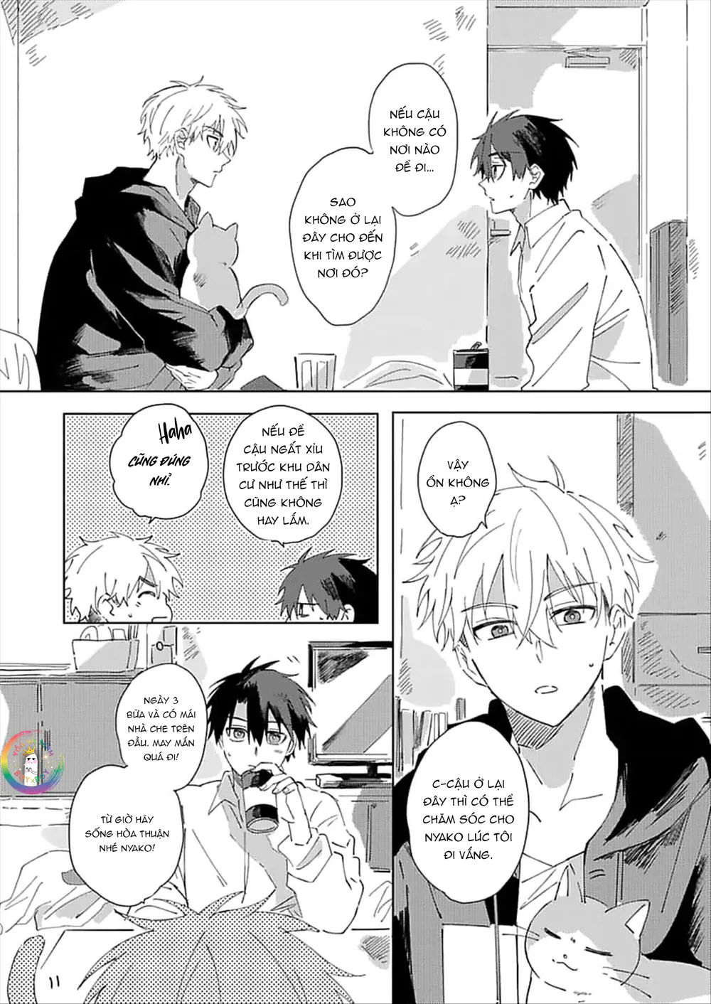 Nhặt Được Một Em Mèo Và Một Cậu Trai Chapter 1 - Next 
