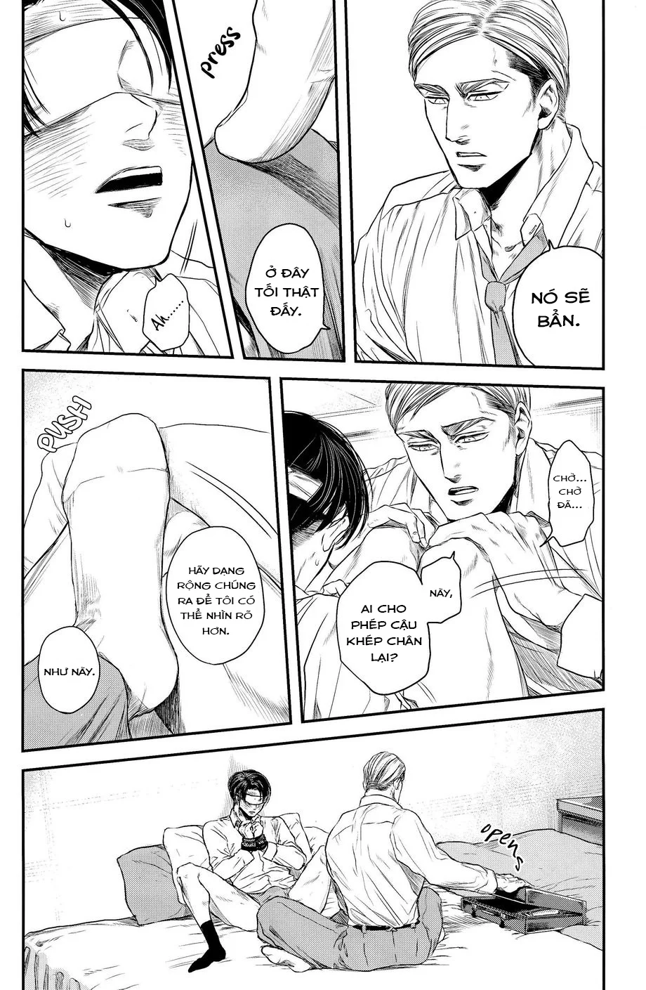 Cho Em Order 50k Couple Lộn Xộn Chapter 34 Erwin - Levi - Next Chapter 35 All - Sebastian