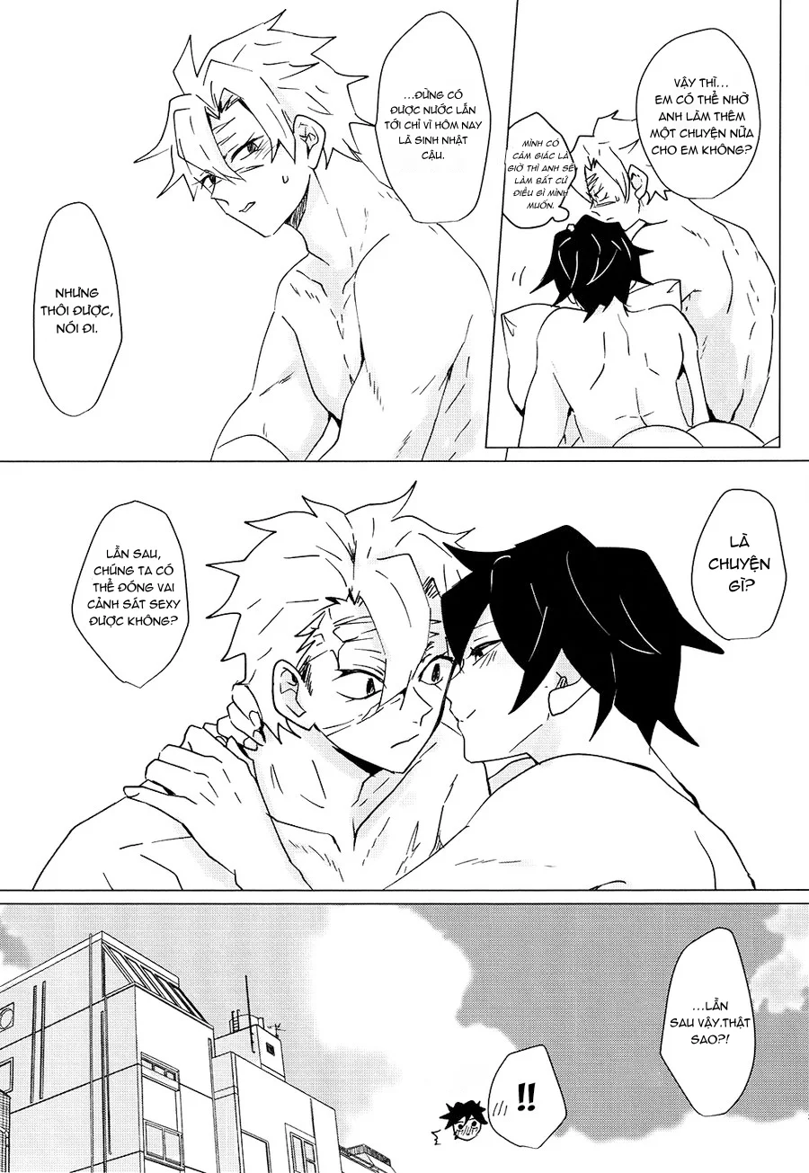 Cho Em Order 50k Couple Lộn Xộn Chapter 36 Sanemi - Giyuu - Next Chapter 37 Gohan x Piccol