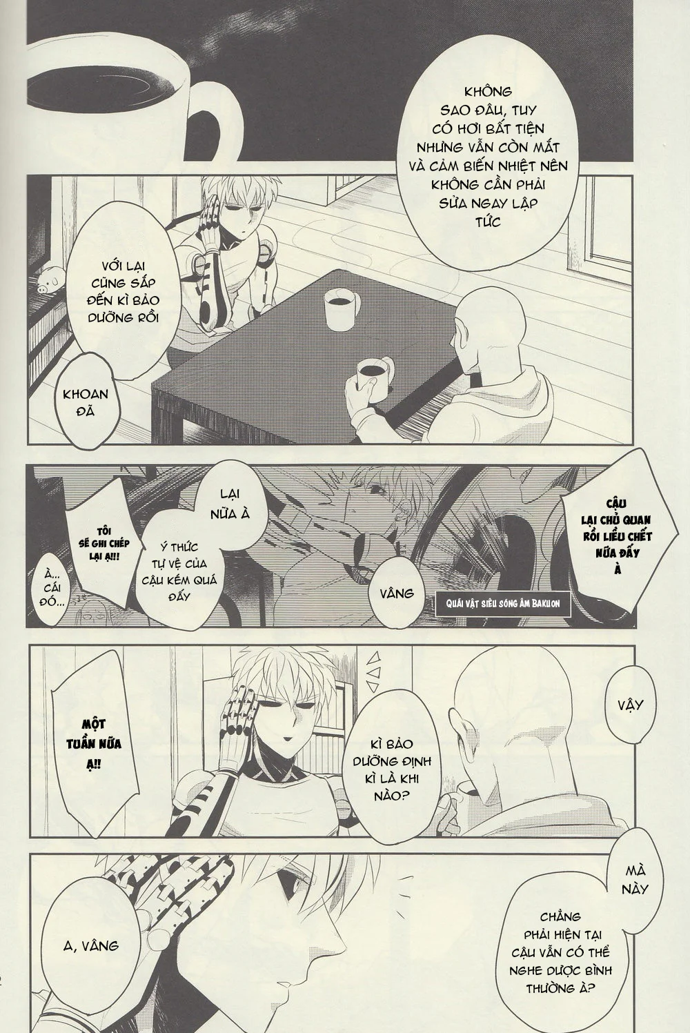 Cho Em Order 50k Couple Lộn Xộn Chapter 40 Saitama - Genos - Next Chapter 41 Giyuu - Sanemi