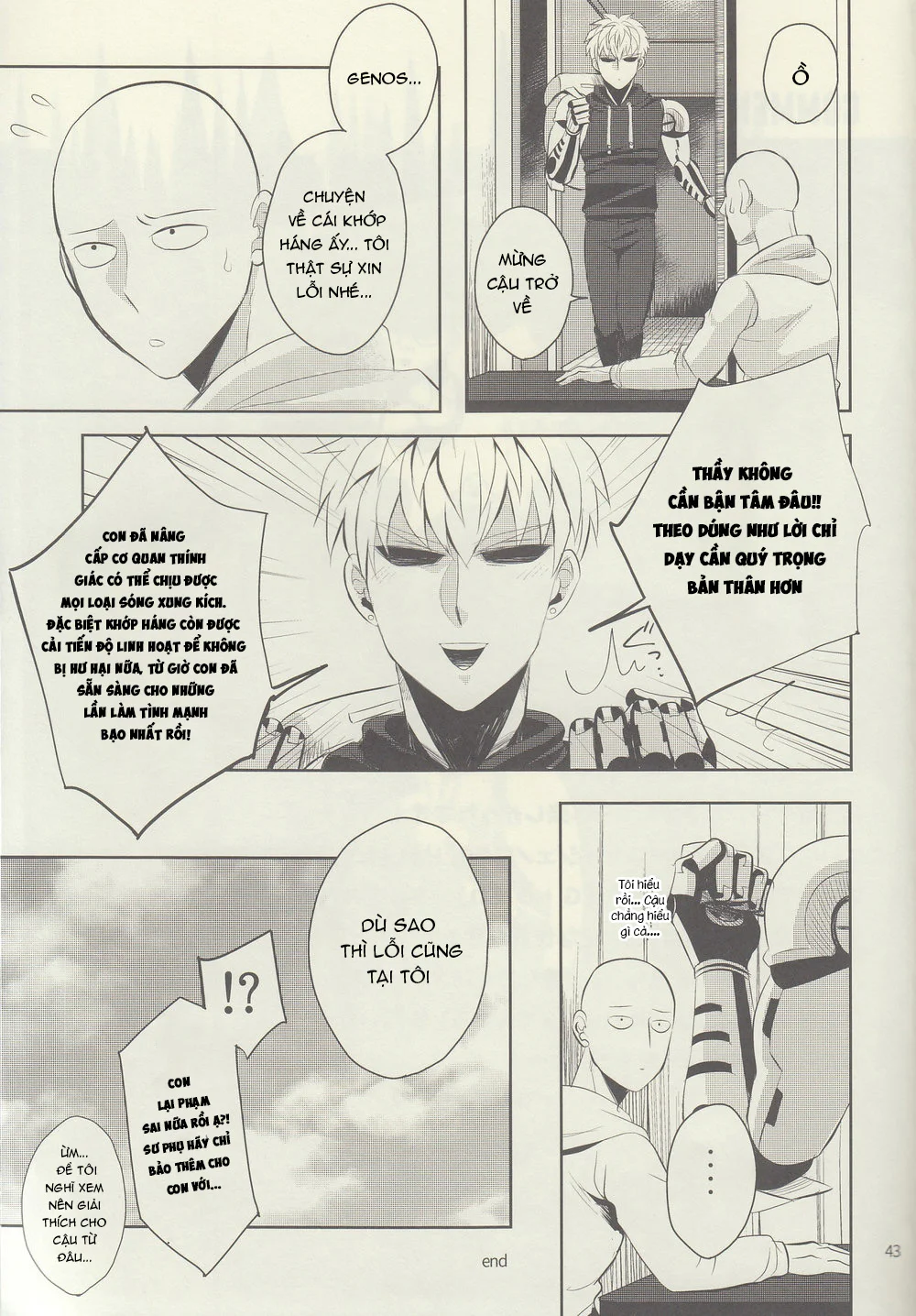 Cho Em Order 50k Couple Lộn Xộn Chapter 40 Saitama - Genos - Next Chapter 41 Giyuu - Sanemi