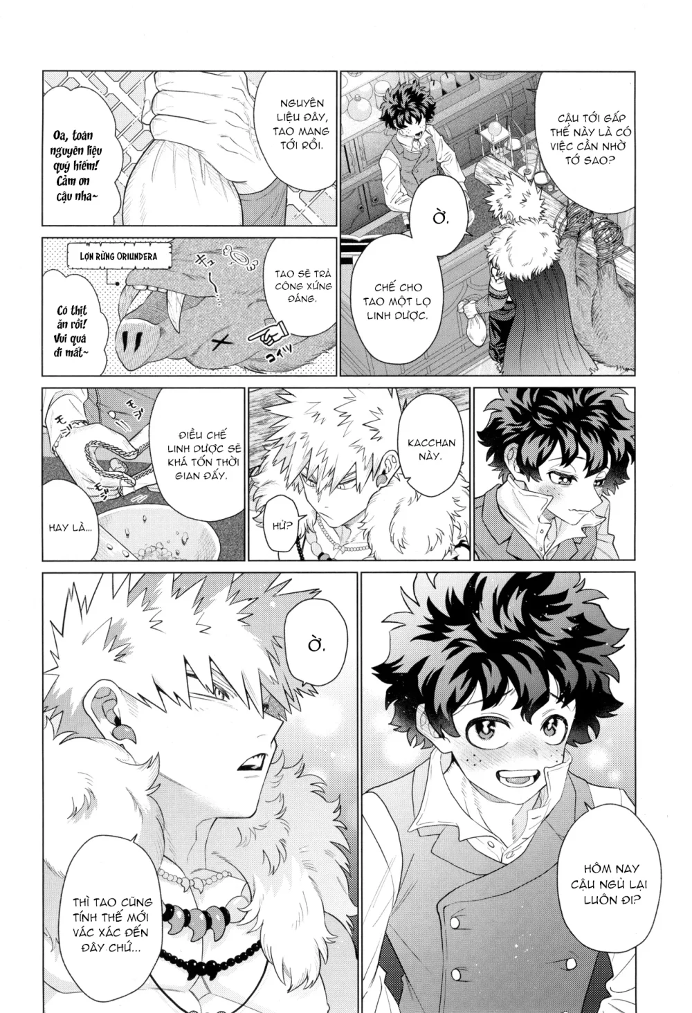Cho Em Order 50k Couple Lộn Xộn Chapter 42 Bakugo - Deku - Next Chapter 43 Yoshiki-Hikaru