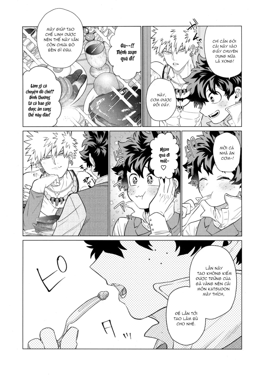 Cho Em Order 50k Couple Lộn Xộn Chapter 42 Bakugo - Deku - Next Chapter 43 Yoshiki-Hikaru