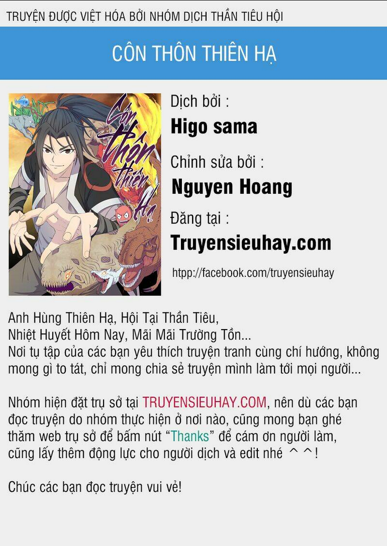 côn thôn thiên hạ Chapter 20 - Next Chapter 21