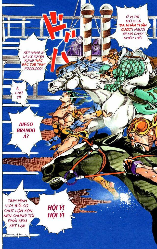 cuộc phiêu lưu bí ẩn phần 7: steel ball run chapter 12: - chiến thắng bị từ chối - Next chapter 13: - yêu cầu từ cảnh sát trưởng tới mountain tim