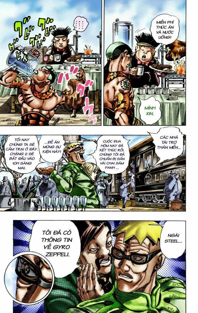 cuộc phiêu lưu bí ẩn phần 7: steel ball run chapter 12: - chiến thắng bị từ chối - Next chapter 13: - yêu cầu từ cảnh sát trưởng tới mountain tim