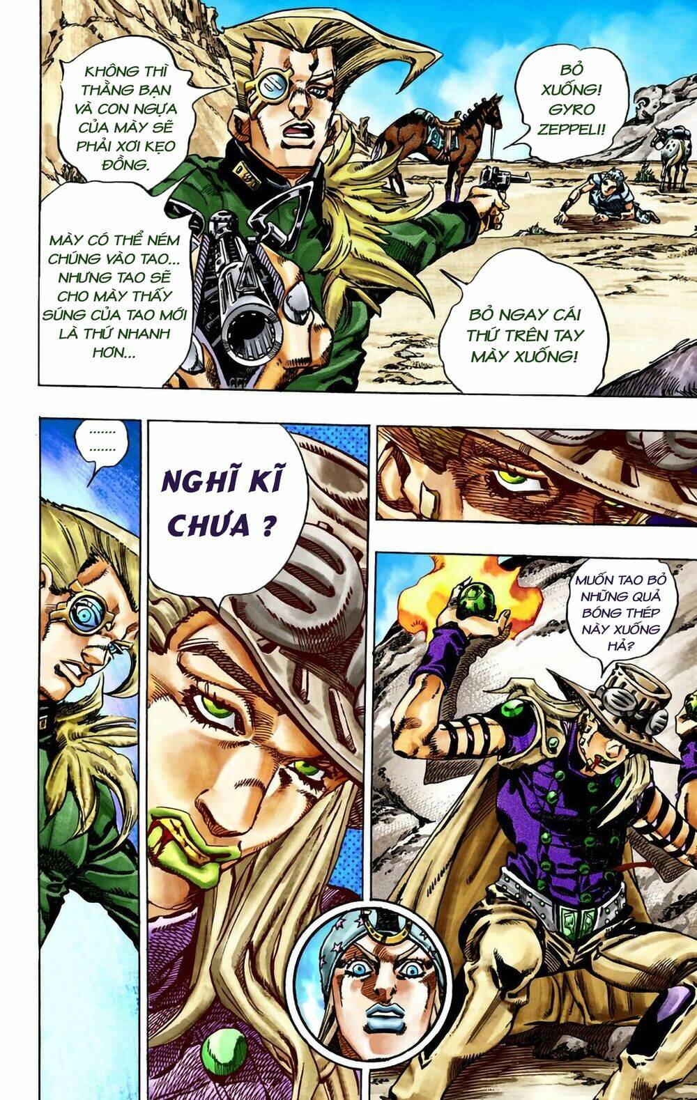 cuộc phiêu lưu bí ẩn phần 7: steel ball run chapter 25: - răng nanh (phần 1) - Next chapter 26: - răng nanh (phần 2)