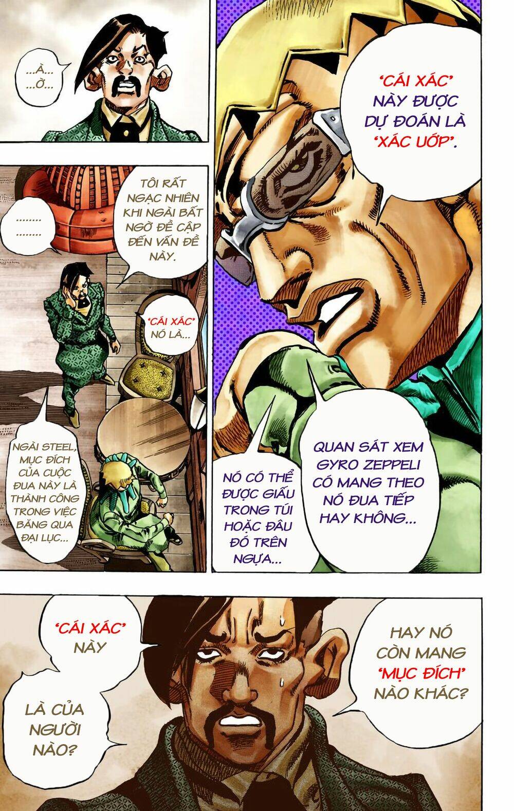 cuộc phiêu lưu bí ẩn phần 7: steel ball run chapter 25: - răng nanh (phần 1) - Next chapter 26: - răng nanh (phần 2)