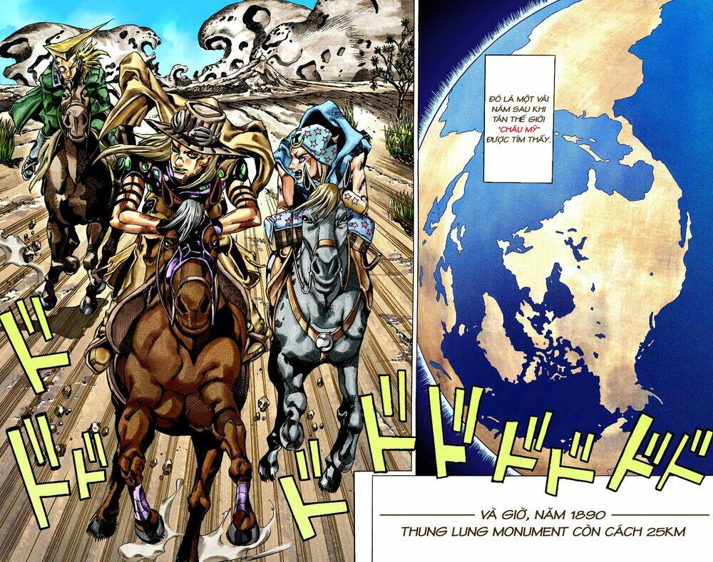 cuộc phiêu lưu bí ẩn phần 7: steel ball run chapter 25: - răng nanh (phần 1) - Next chapter 26: - răng nanh (phần 2)