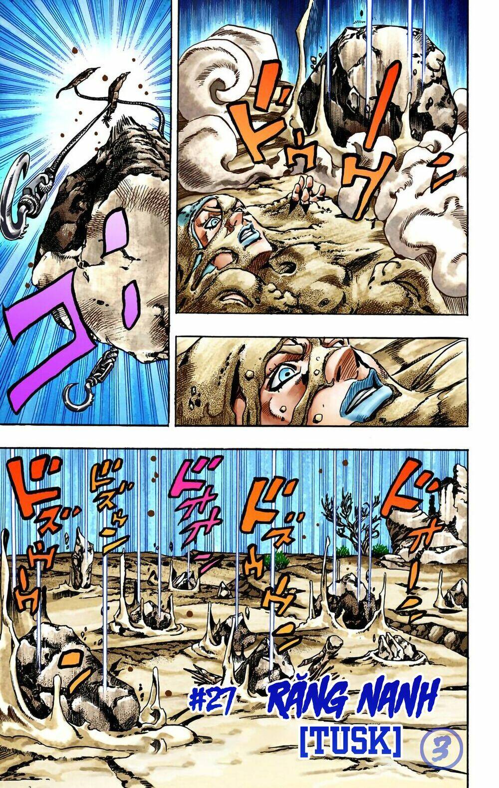 cuộc phiêu lưu bí ẩn phần 7: steel ball run chapter 27: răng nanh ( tusk ) phần 3 - Next chapter 28: scary monsters phần 1